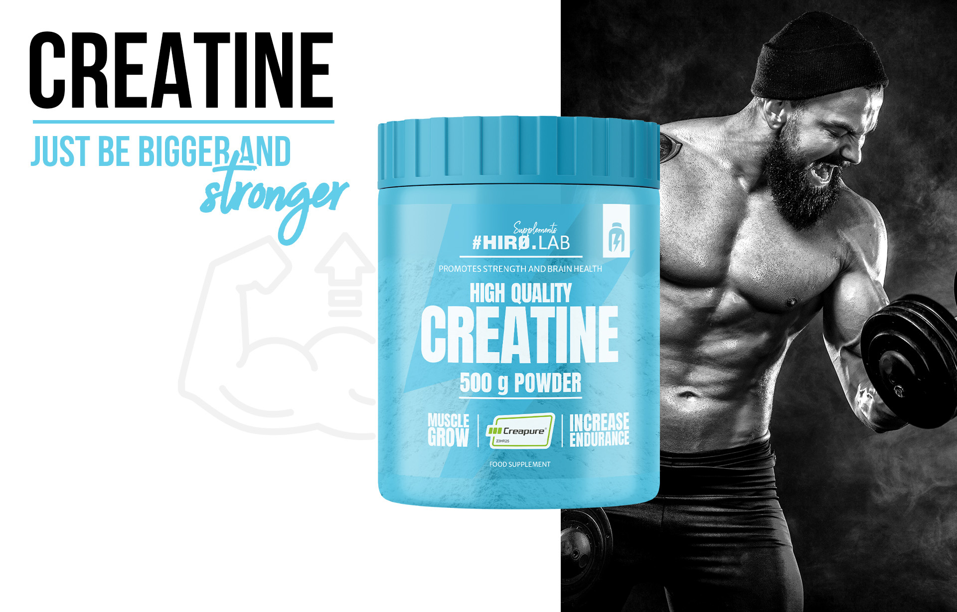 HIRO.LAB - Creapure - 500g - Unflavored