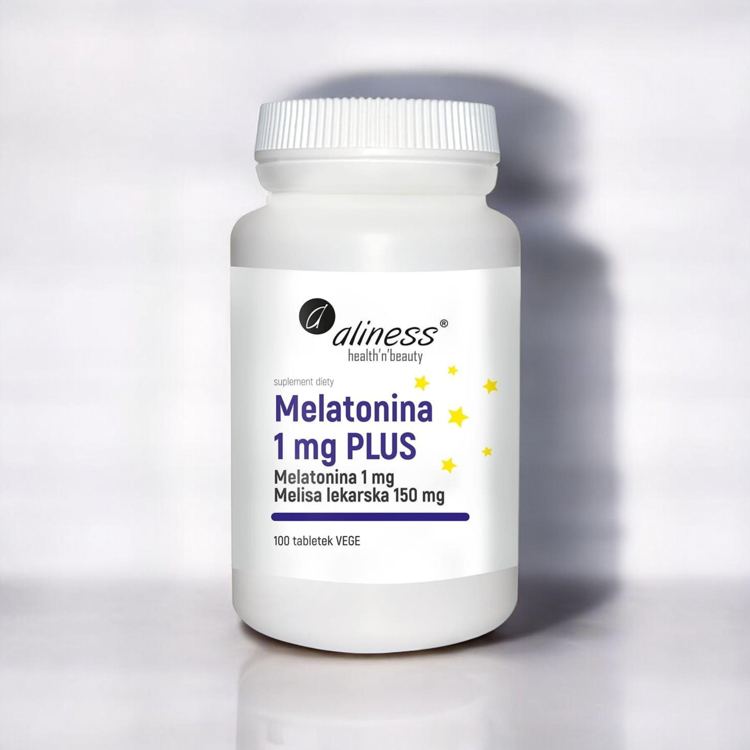 ALINESS - Melatonina 1mg Plus - 2x 100tabs.