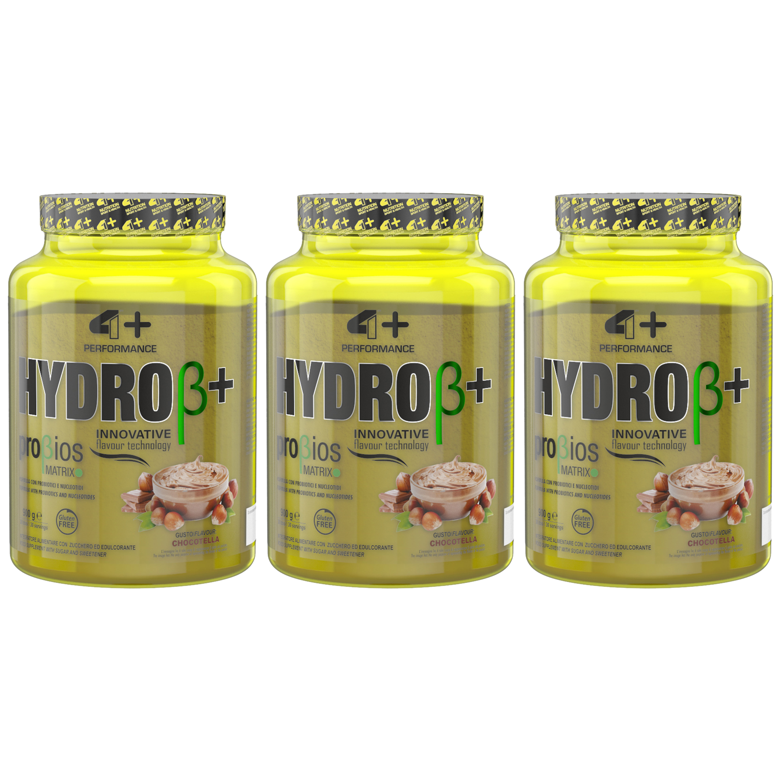 4+ NUTRITION HYDRO+ Probiotics - 3x 900g