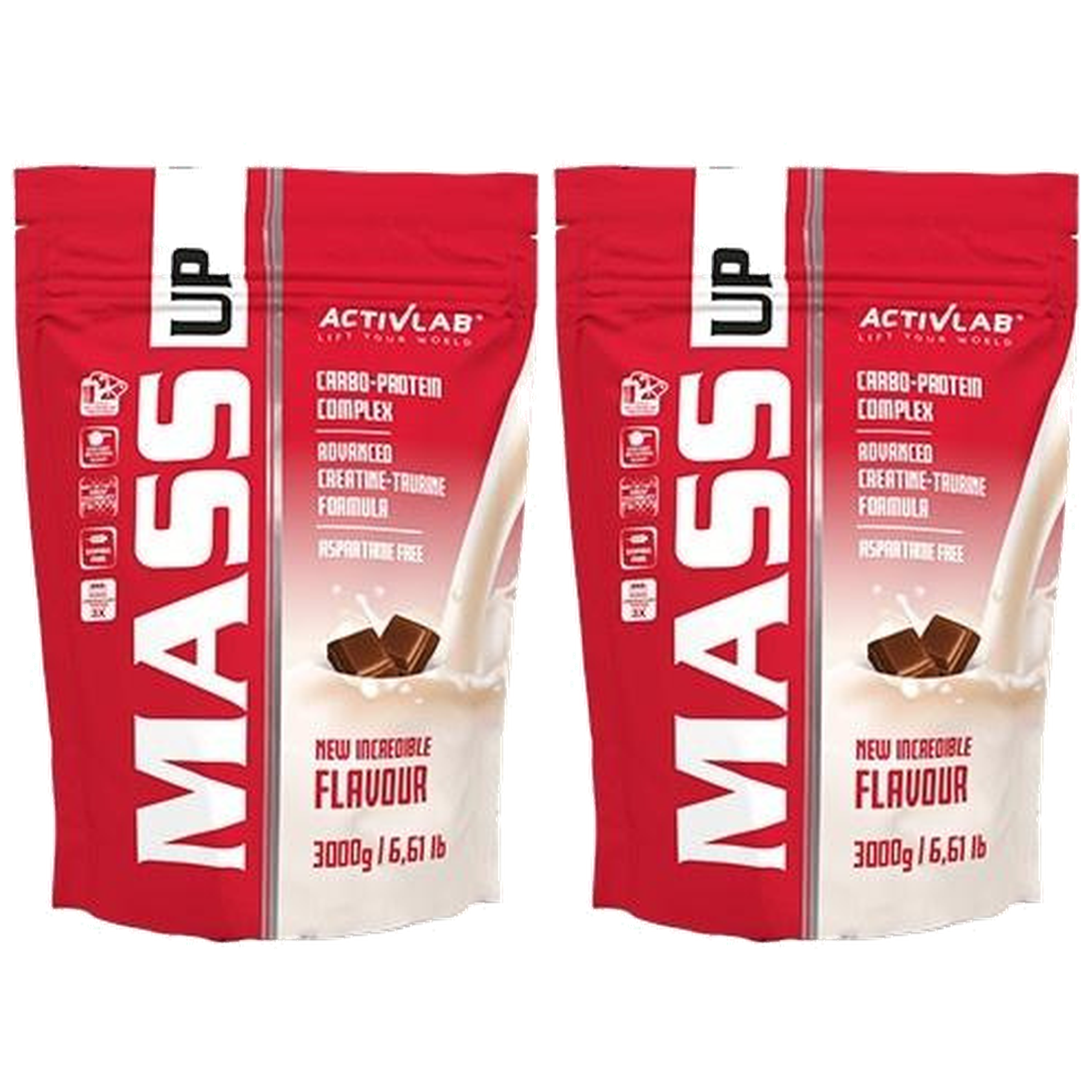 ACTIVLAB - Mass Up - 2x 3000g - Vanilla