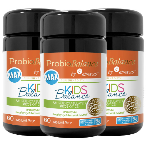 ALINESS - ProbioBALANCE Max Kids Balance 5 mld - 60vege caps. x3