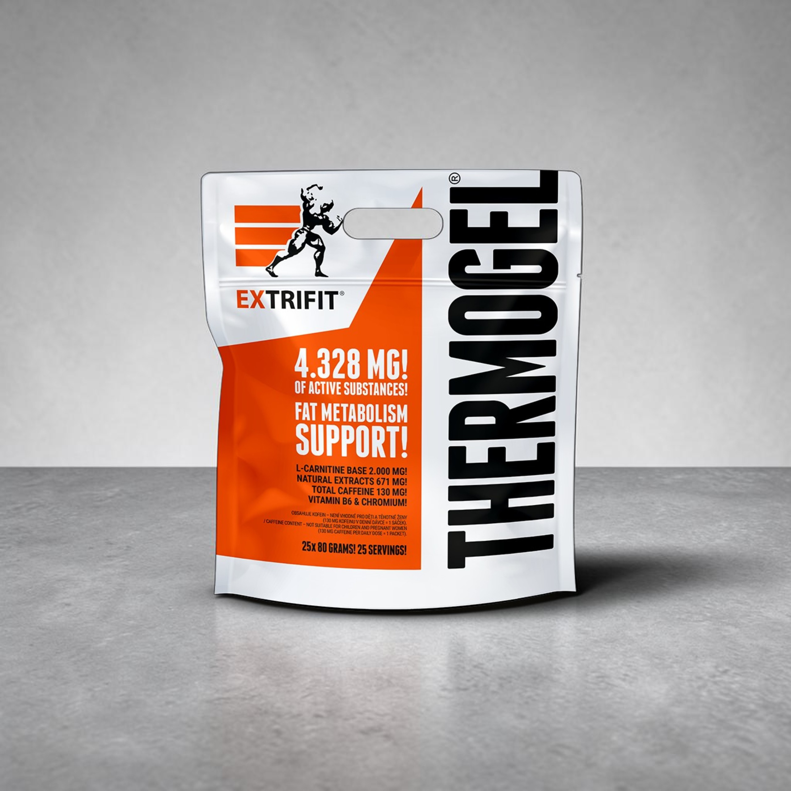 EXTRIFIT - THERMO GEL - 25x 2x 80g - Cherry