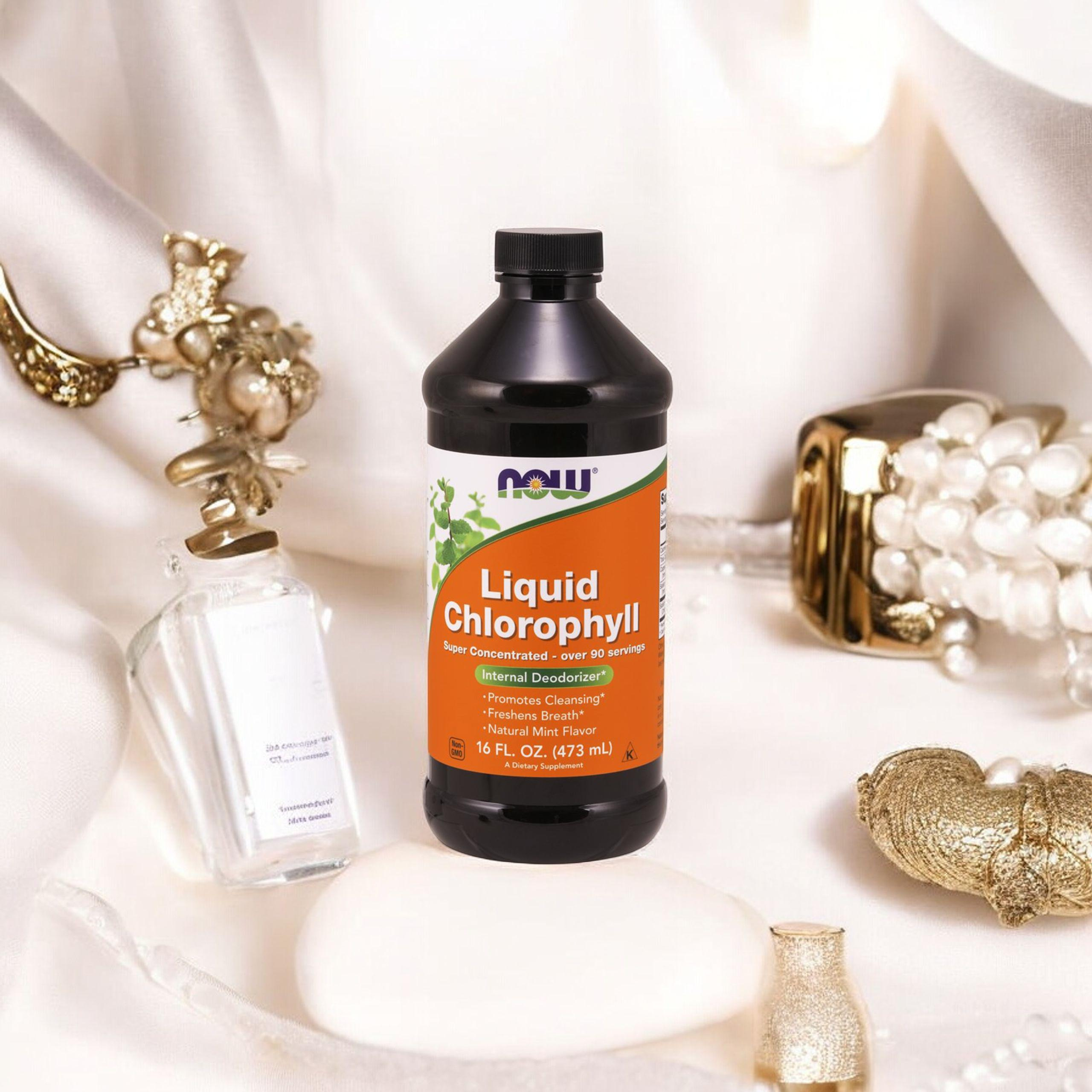 NOW Liquid Chlorophyll - 2x 473ml - Chlorofil w płynie