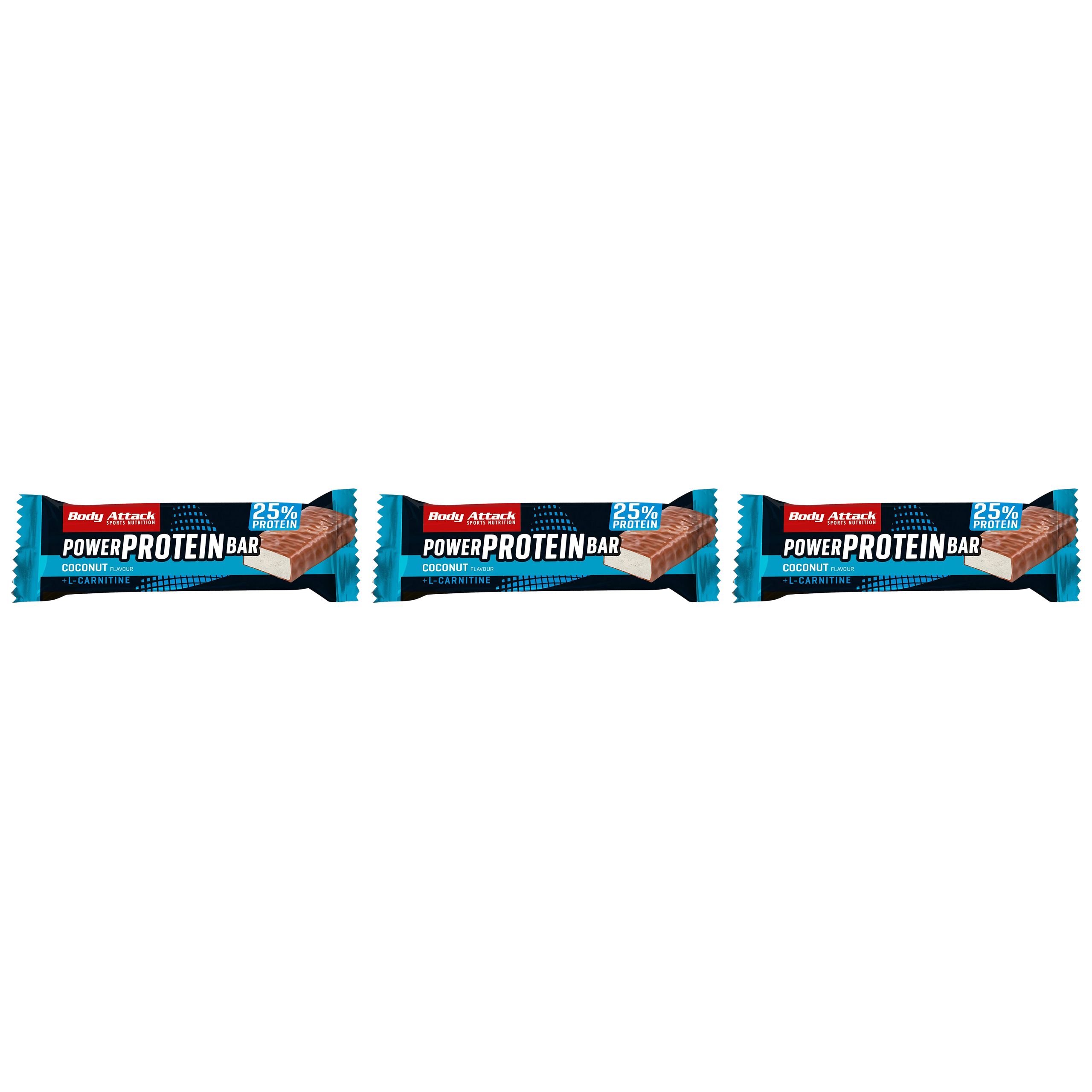 BODY ATTACK Baton Power Protein Bar - 3x 35g