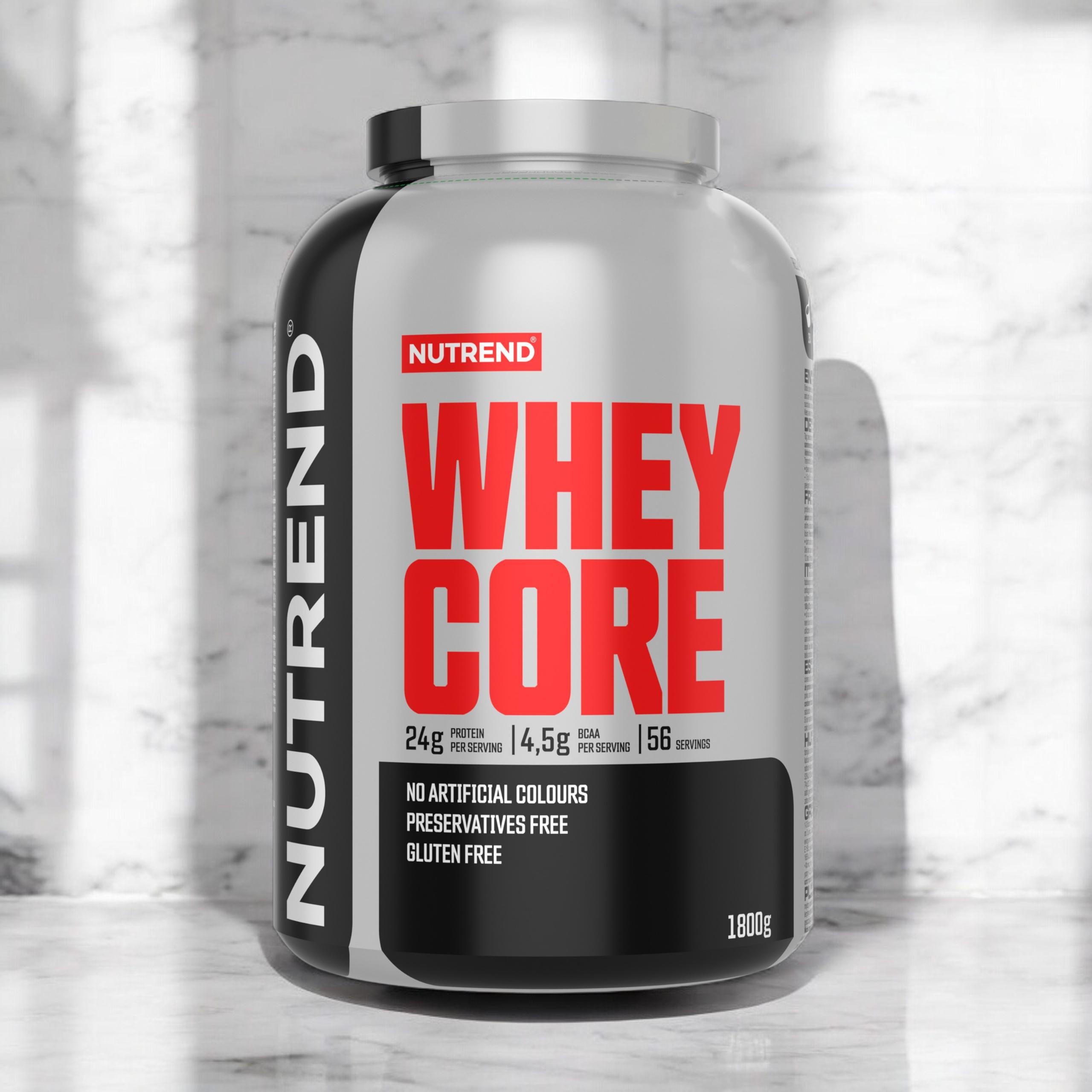 NUTREND Whey Core - 3x 1800g - Chocolate + Cocoa