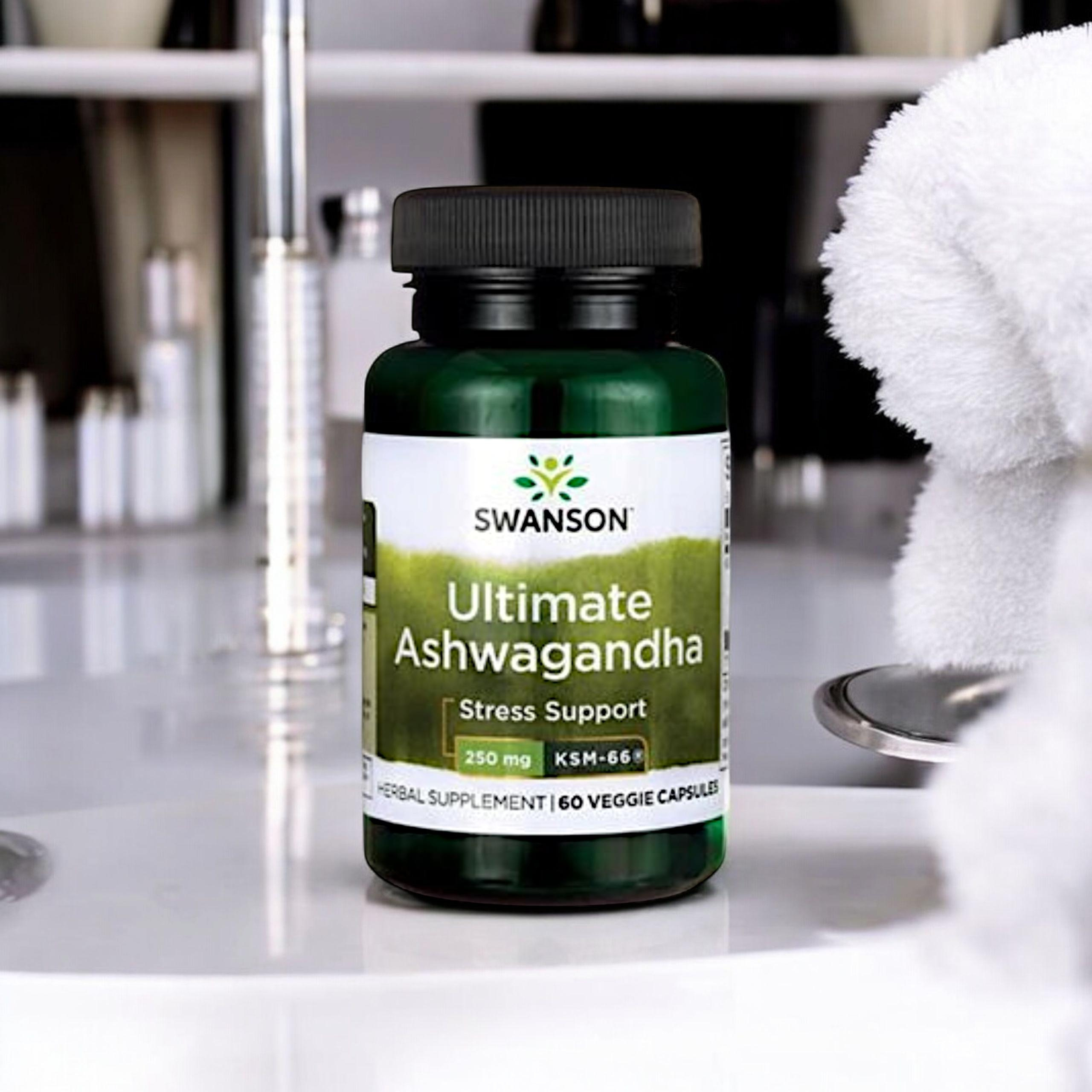 SWANSON Ashwagandha KSM-66 250mg - 3x 60vcaps