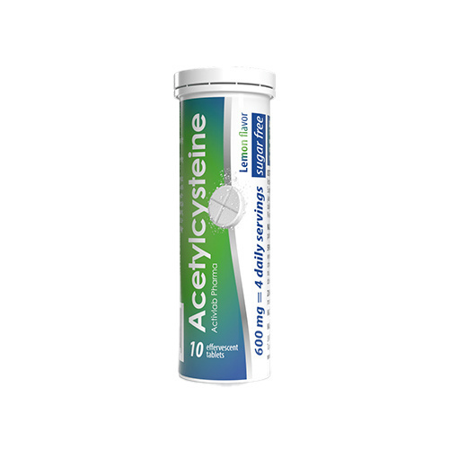 ACTIVLAB - Acetylcysteine - 10tabs. - 3x Lemon