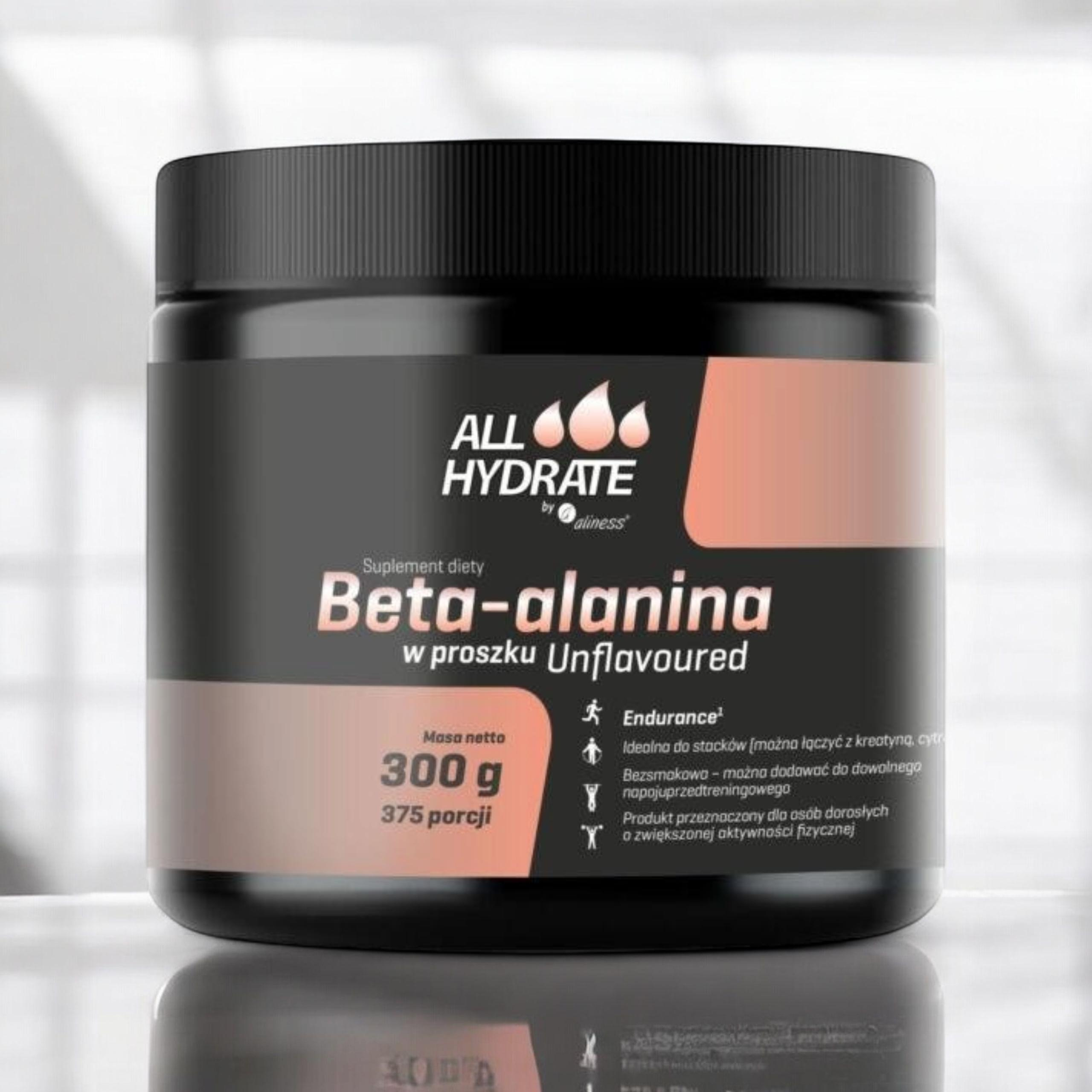 ALINESS - ALL Hydrate Beta-Alanina - 2x 300g - Natural