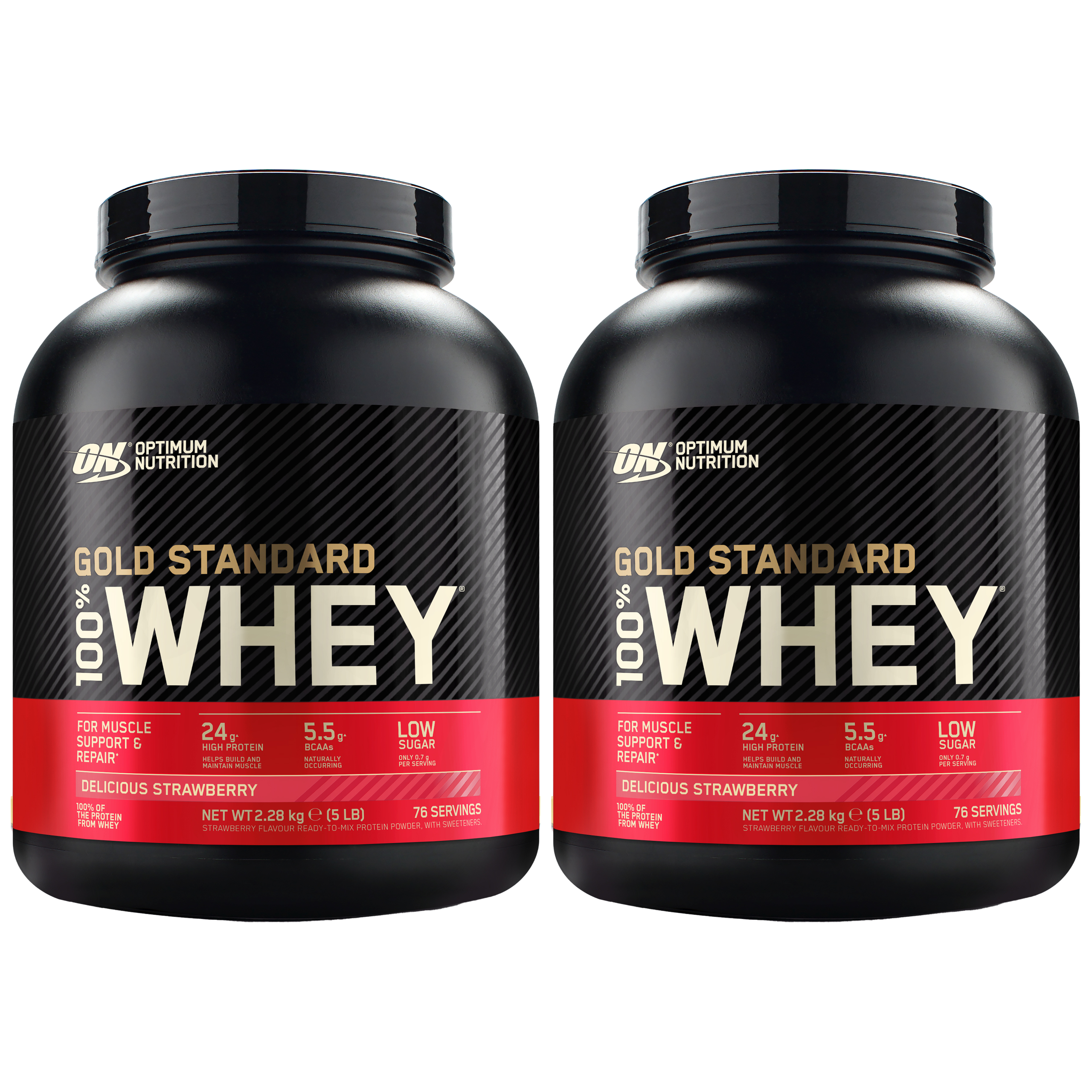 OPTIMUM NUTRITION Whey Gold Standard - 2x 2280g