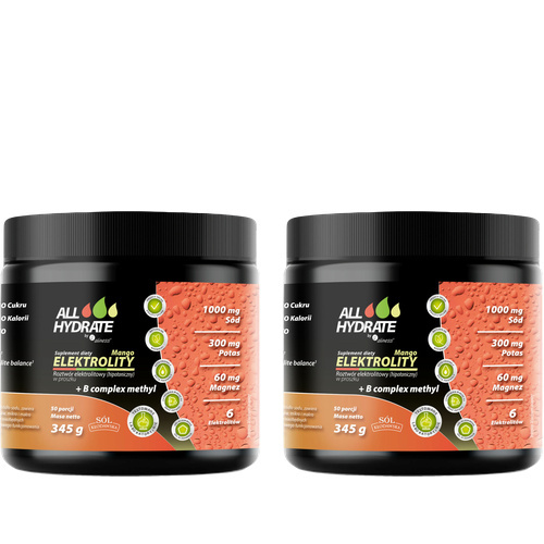 ALINESS - ALL Hydrate Elektolity + B Complex Methyl - 2x 345g 
