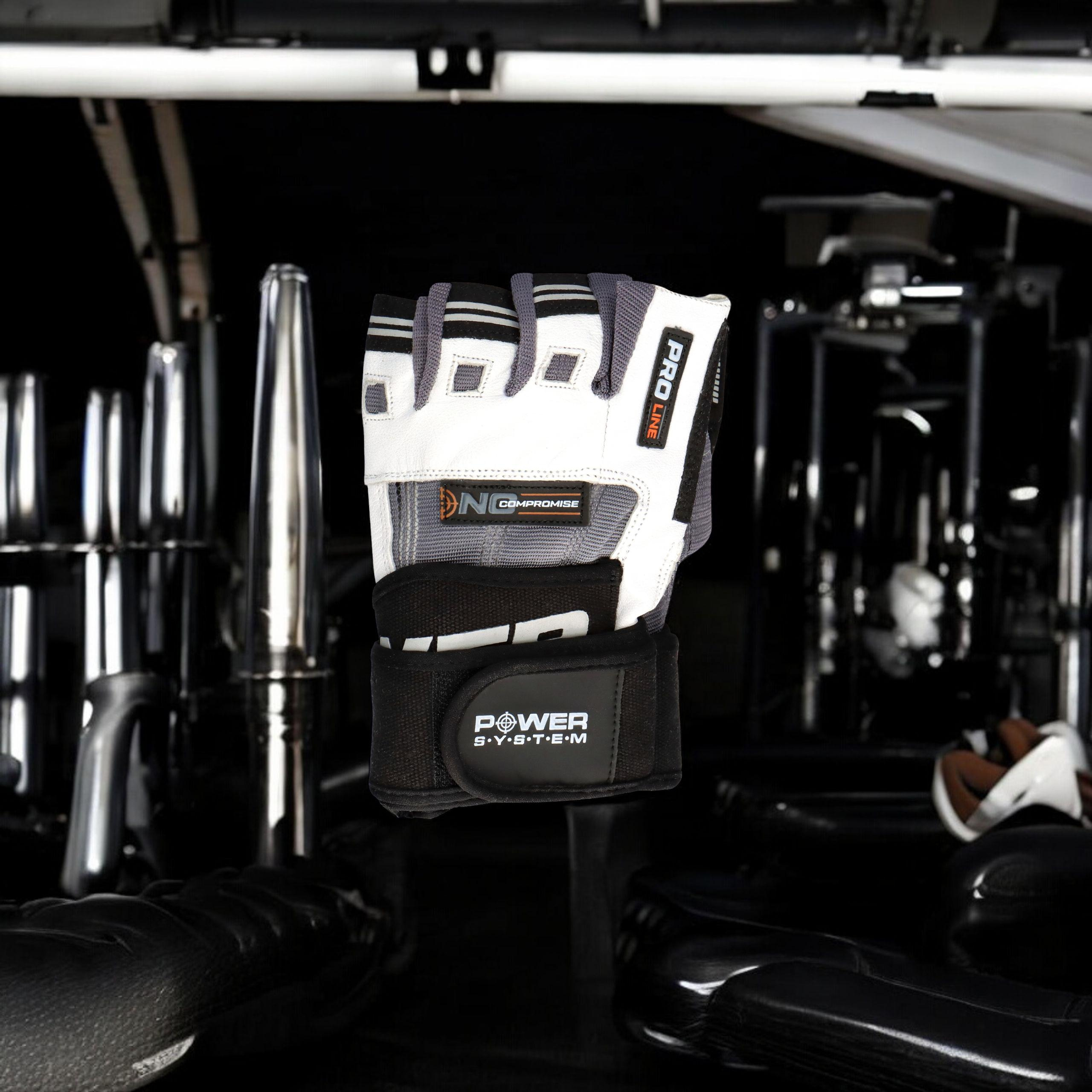 POWER SYSTEM Rękawice - No Compromise - White/Gray