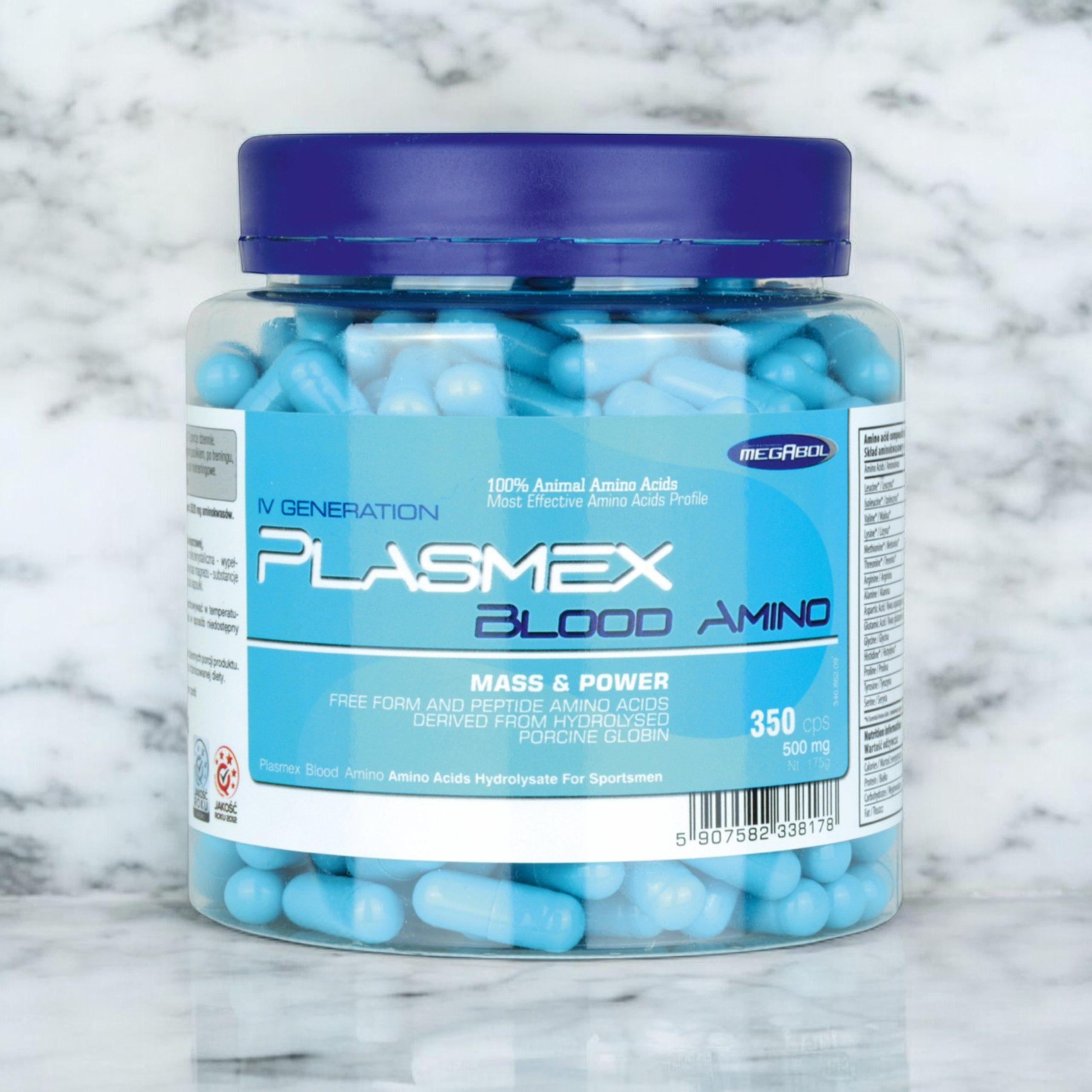 MEGABOL Plasmex Blood Amino - 3x 350caps