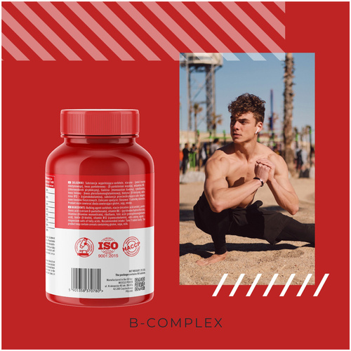 MP NUTRITION Vitamin B-Complex - 90tabs - Kompleks Witamin B