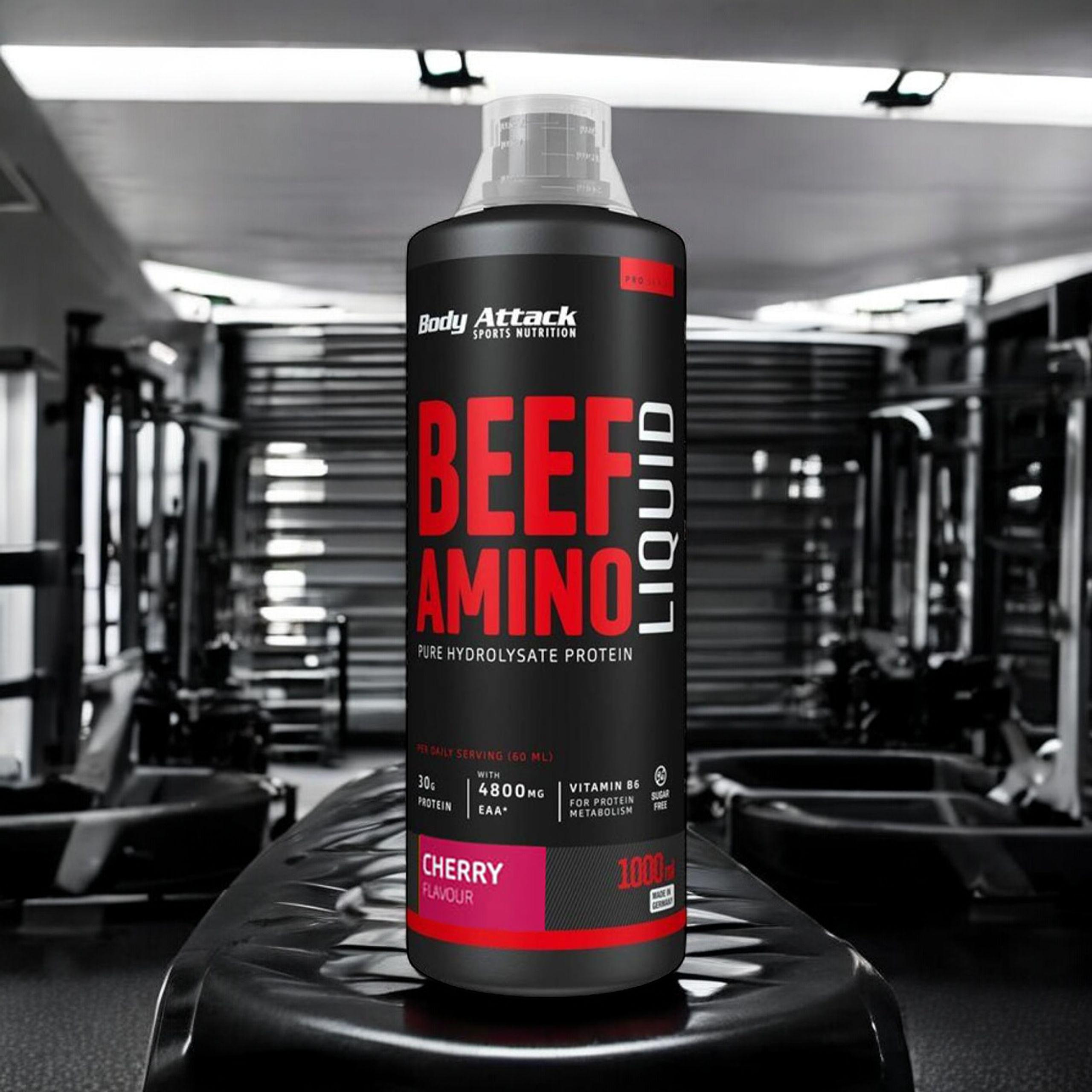 BODY ATTACK Beef Amino Liquid - 3x 1000ml