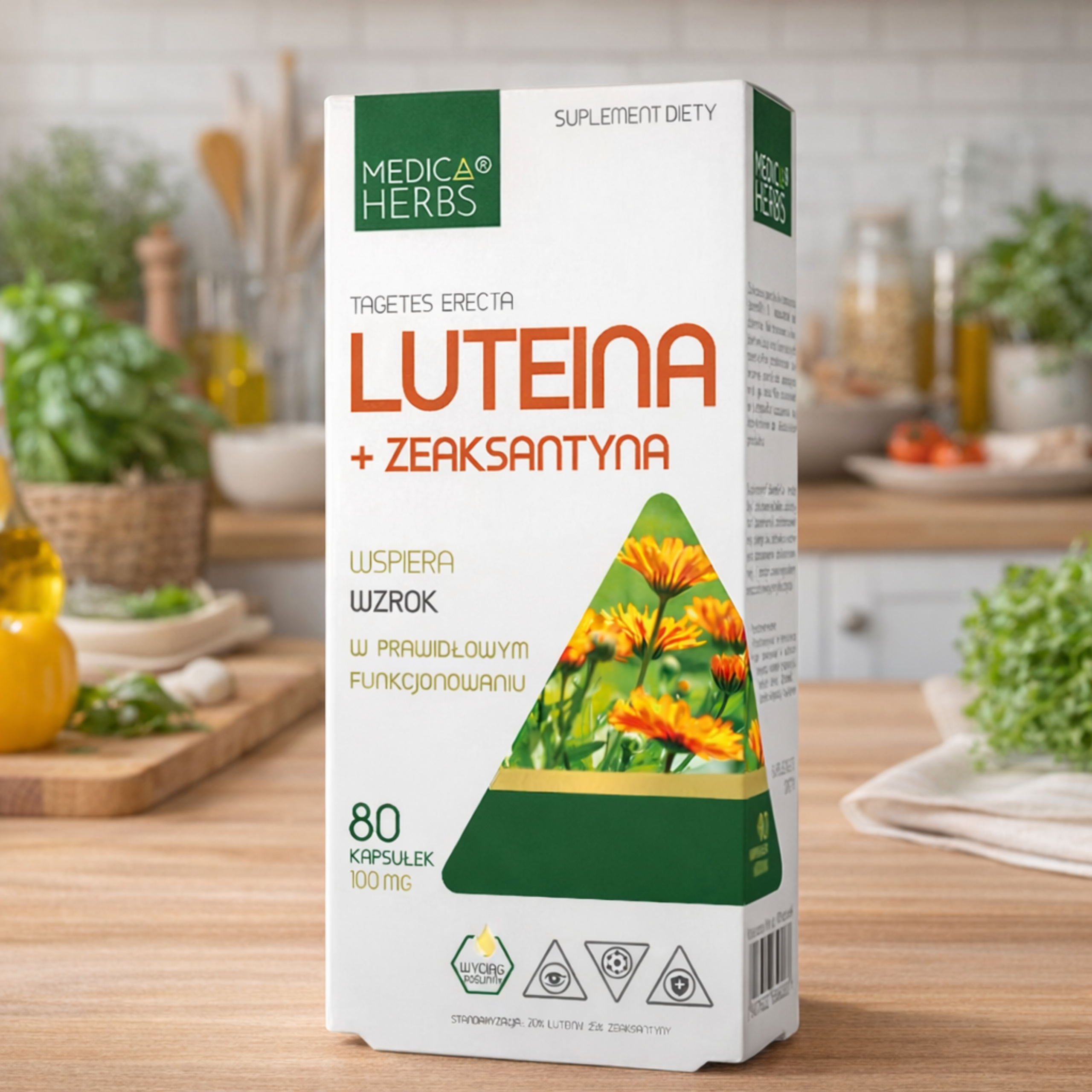 MEDICA HERBS - Luteina + Zeaksantyna - 80caps.