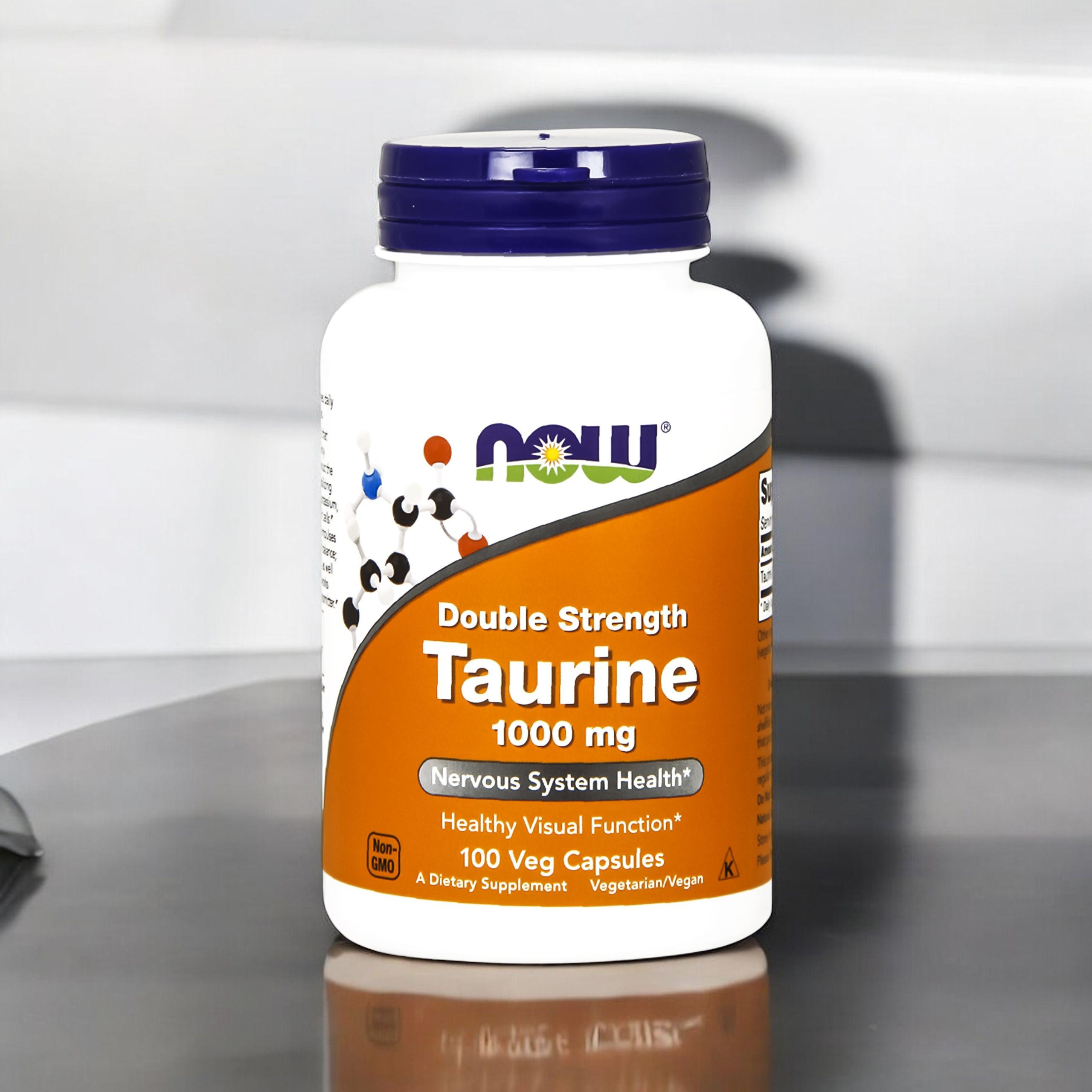 NOW Taurine 1000mg - 3x 100vcaps