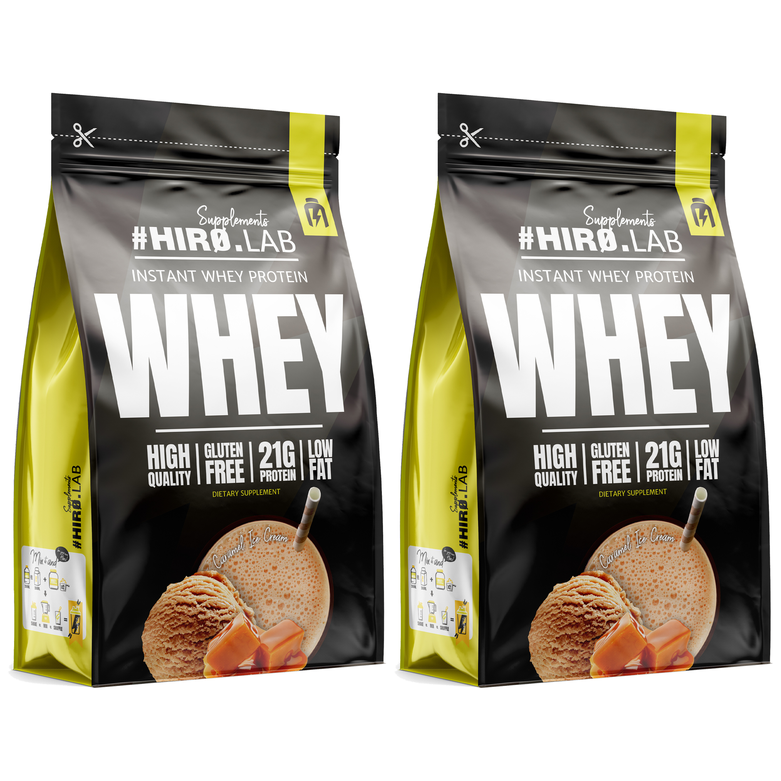 HIRO.LAB Instant Whey Protein - 2x 750g