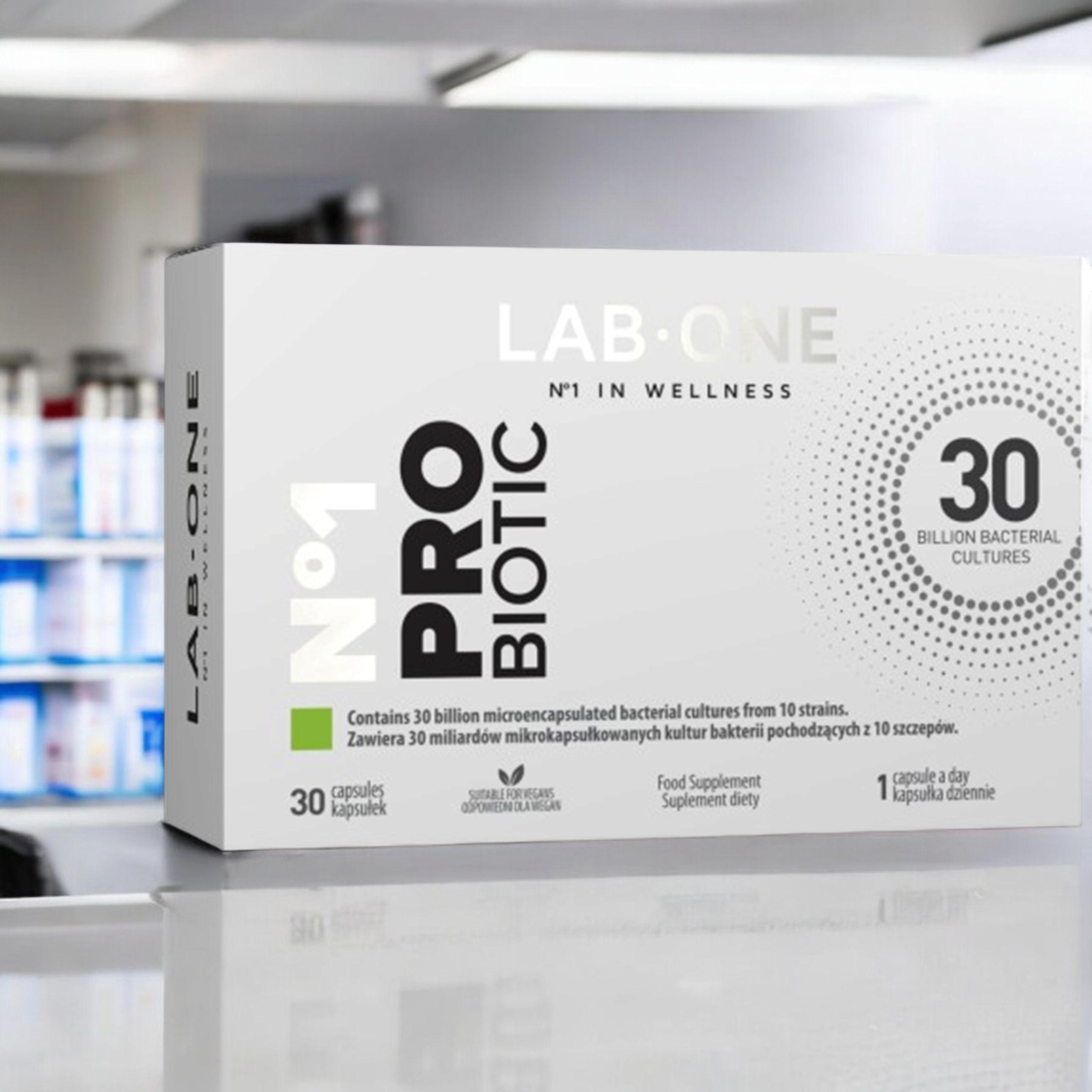 LAB ONE ProBiotic - 3x 30caps.