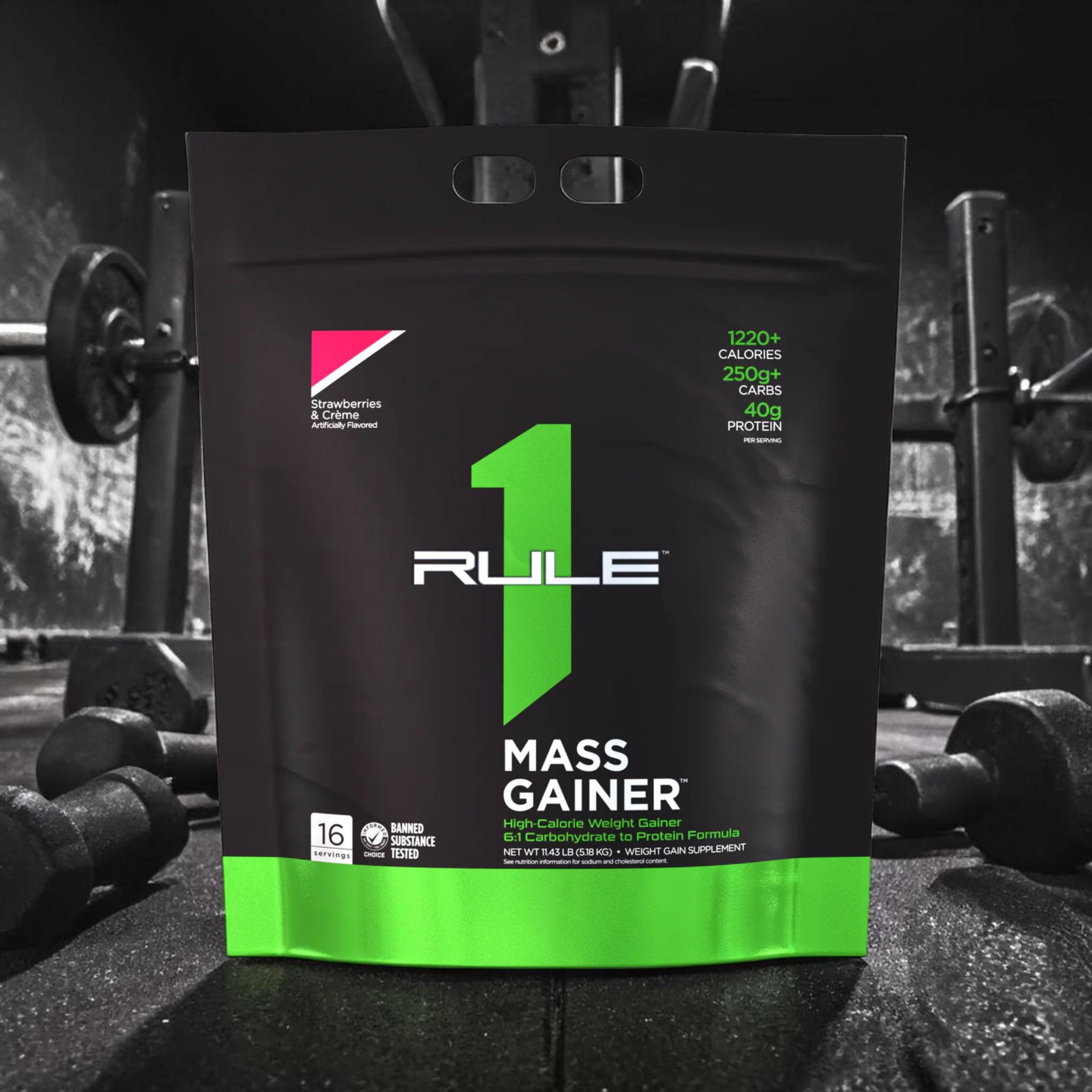 RULE1 - R1 Mass Gainer - 3x 5180g