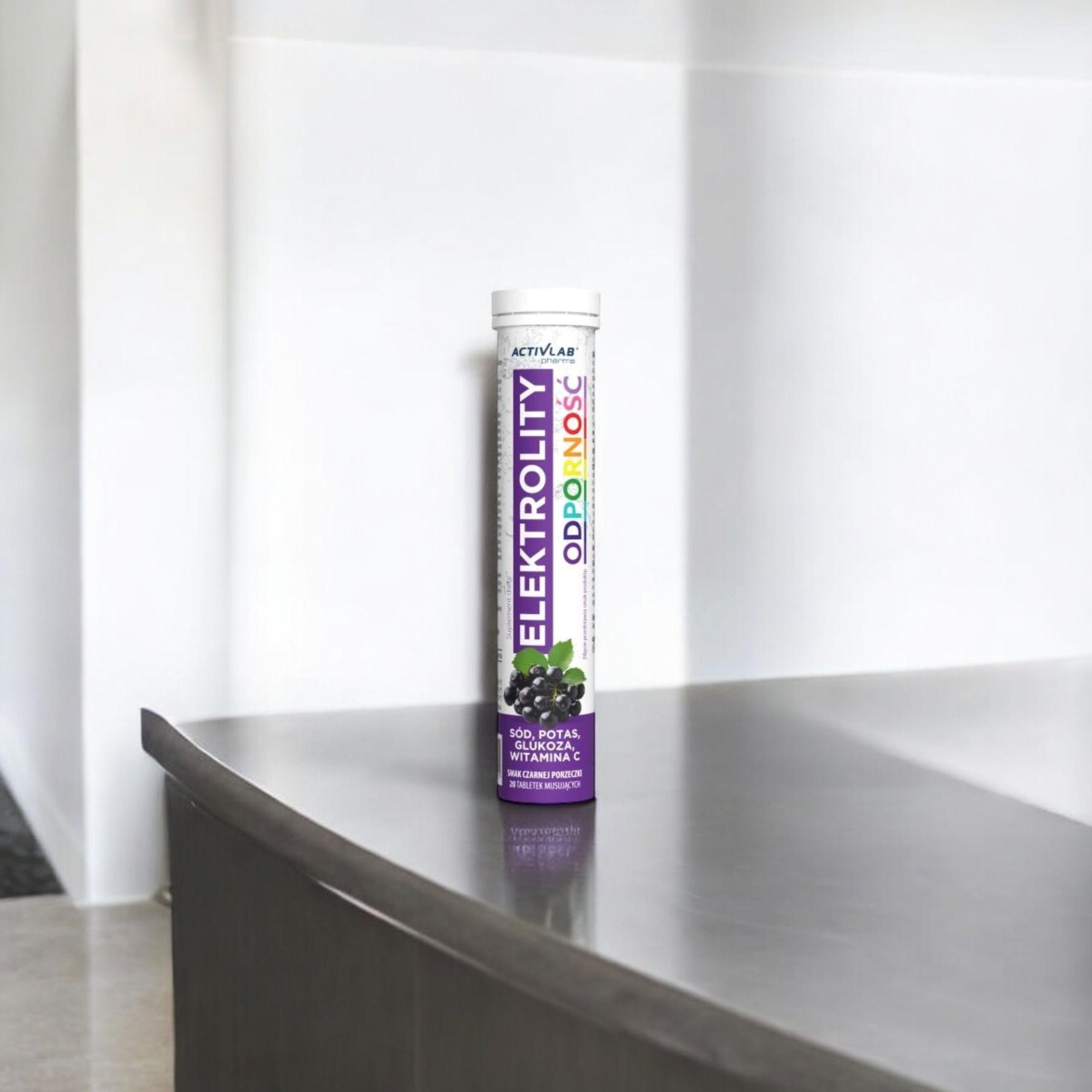 ACTIVLAB PHARMA - Elektrolity Odporność - 20tabs - Blackcurrant