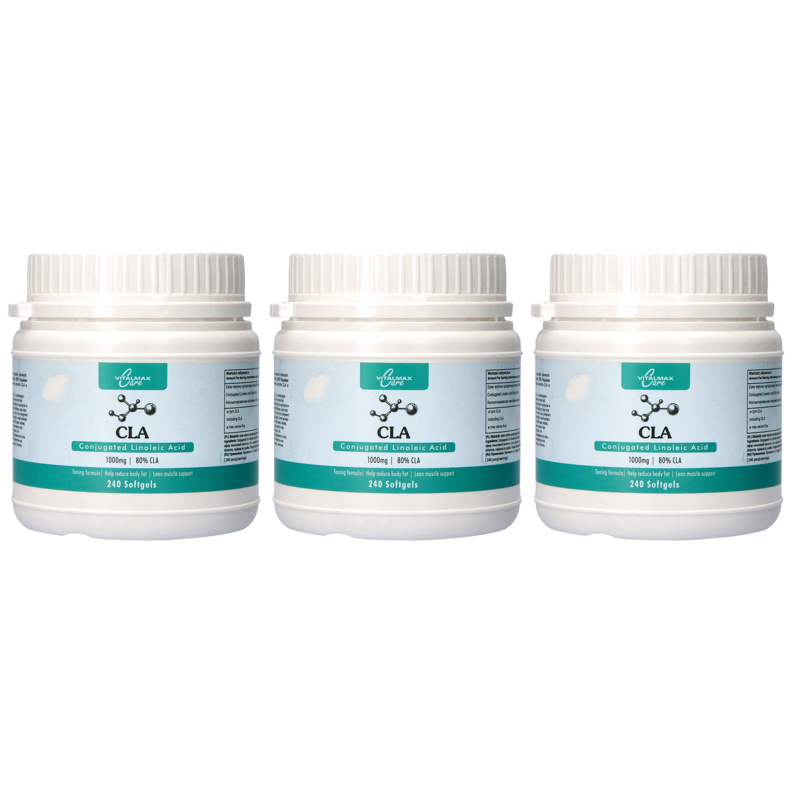VITALMAX CARE CLA - 3x 240 softgels