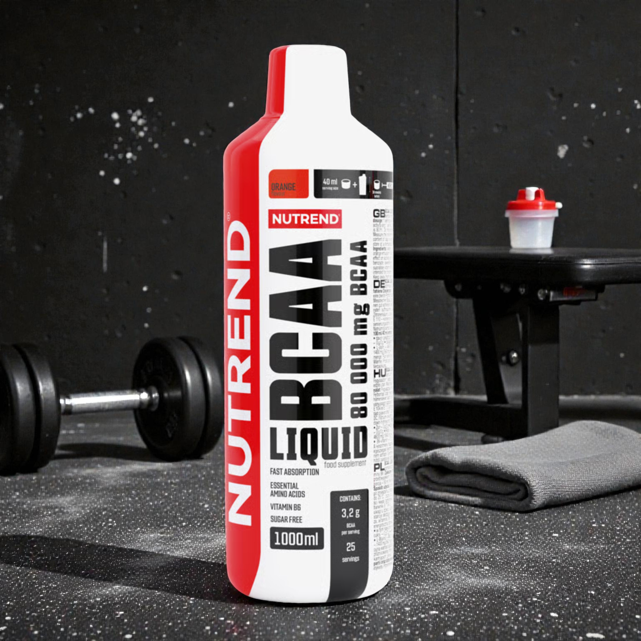 NUTREND Mega Strong BCAA - 3x 1000ml