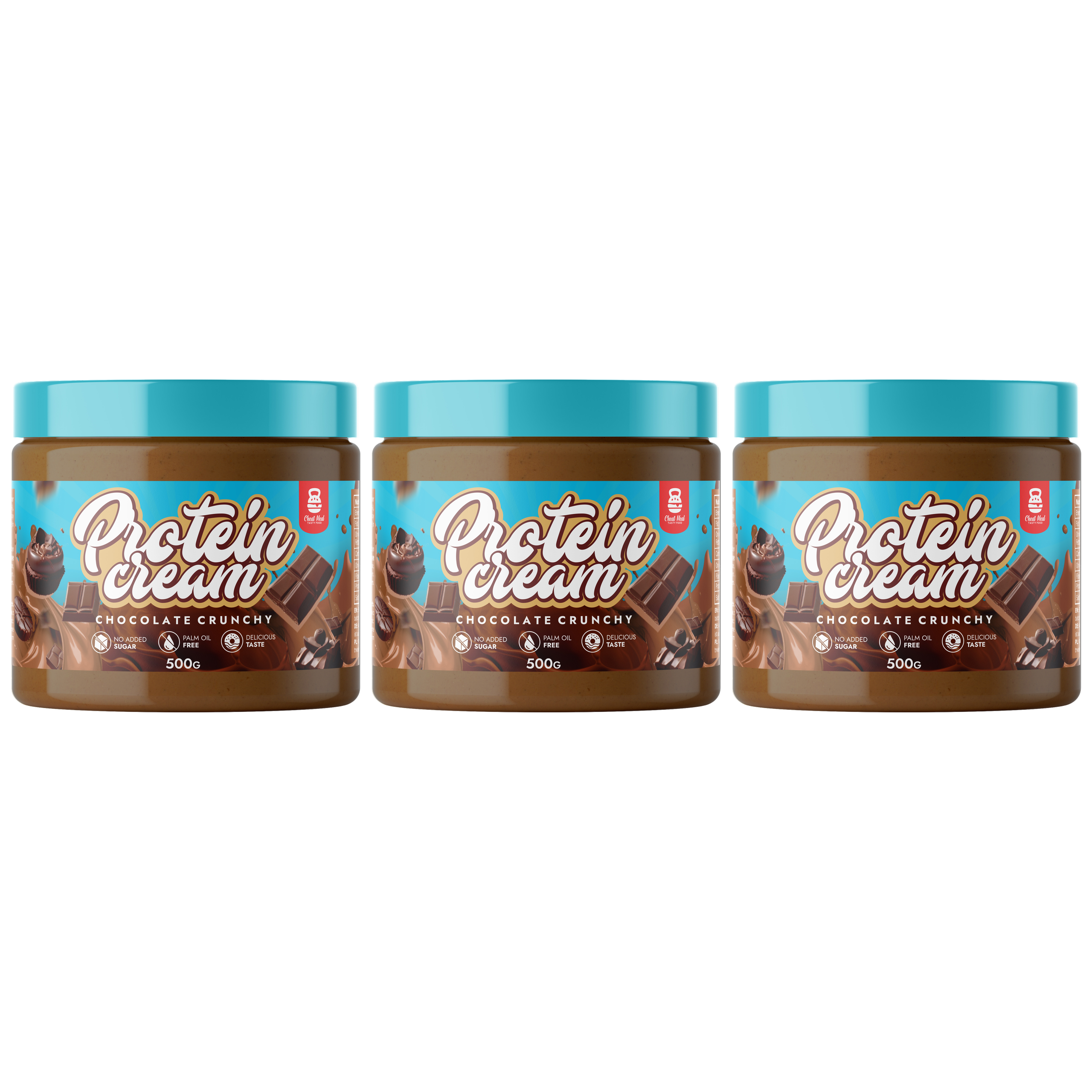 Cheat Meal Nutrition Protein Cream - Krem proteinowy - 3x 500g