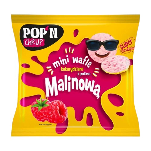 SANTE - Mini Wafle Kukurydziane - 35g - Raspberry - WYPRZEDAŻ - 21-11