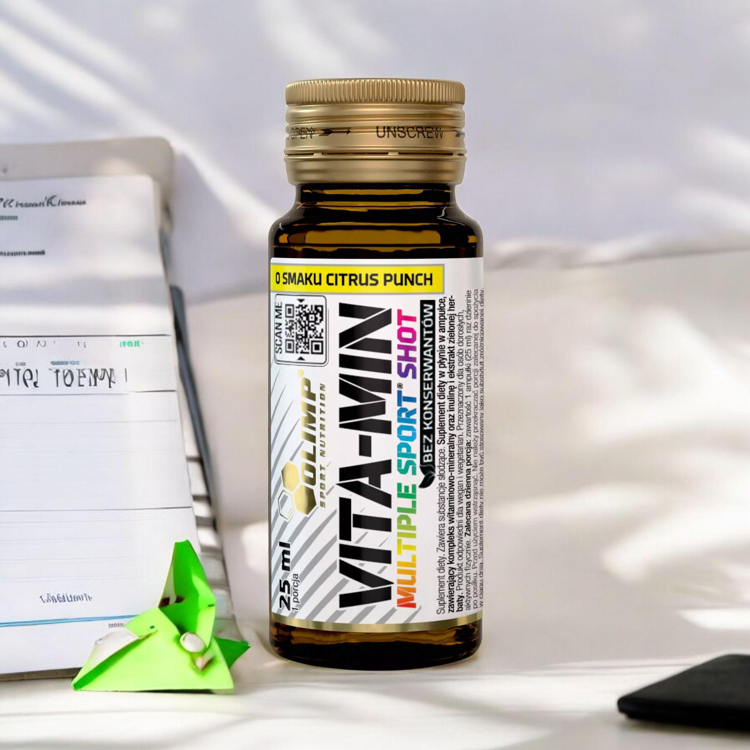 OLIMP Vita-Min Multiple Sport Shot - 2x 25ml - Citrus Punch