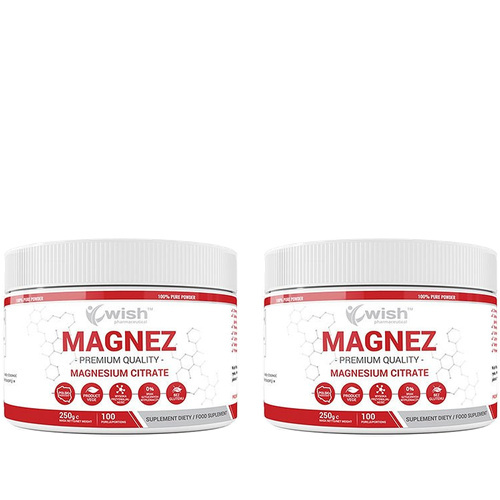 WISH Pharmaceutical Cytrynian Magnezu - 2x 250g