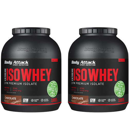 BODY ATTACK Extreme Iso Whey - 2x 1800g