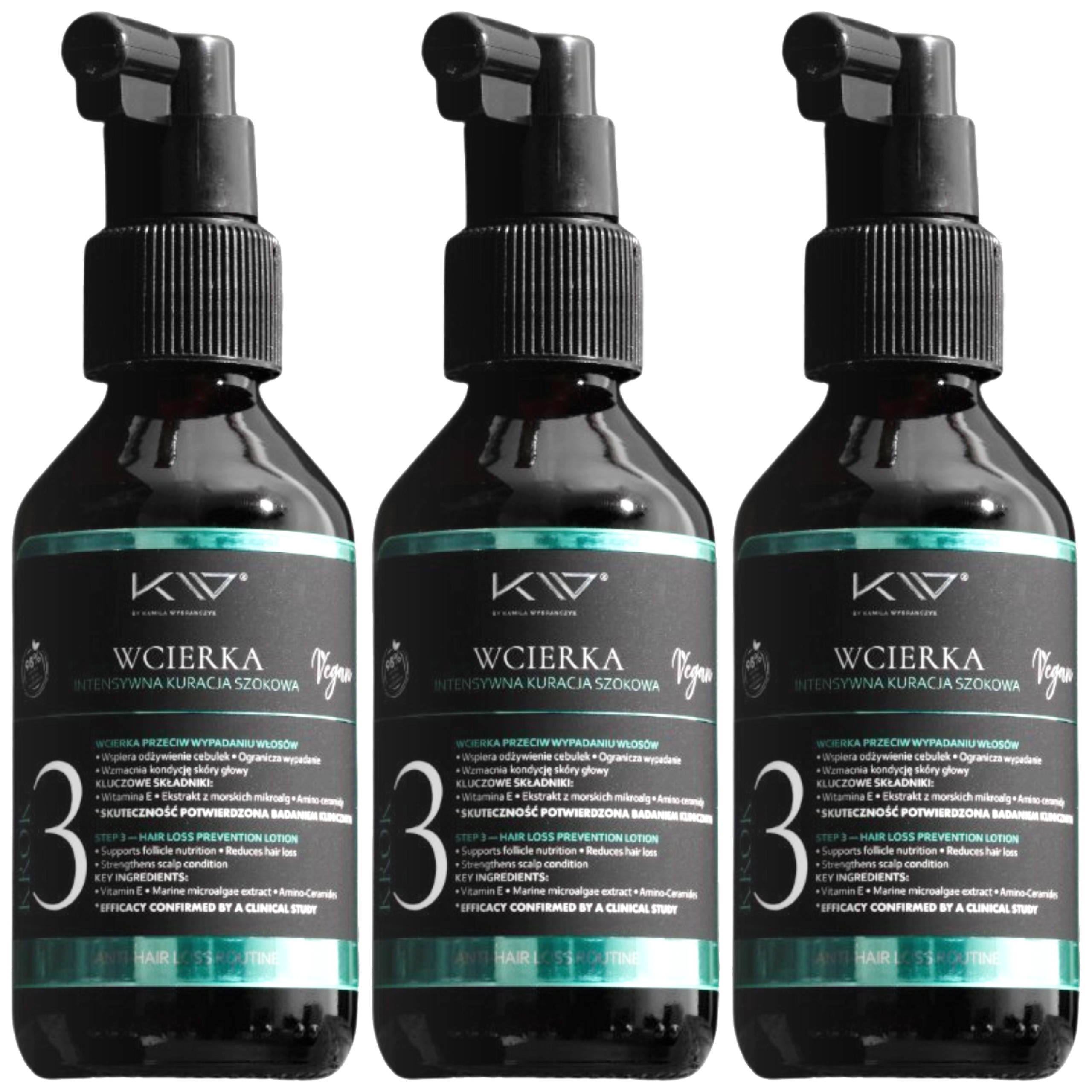 KAMILA WYBRAŃCZYK - Wcierka Intensywna Kuracja Szokowa - 3x 100ml