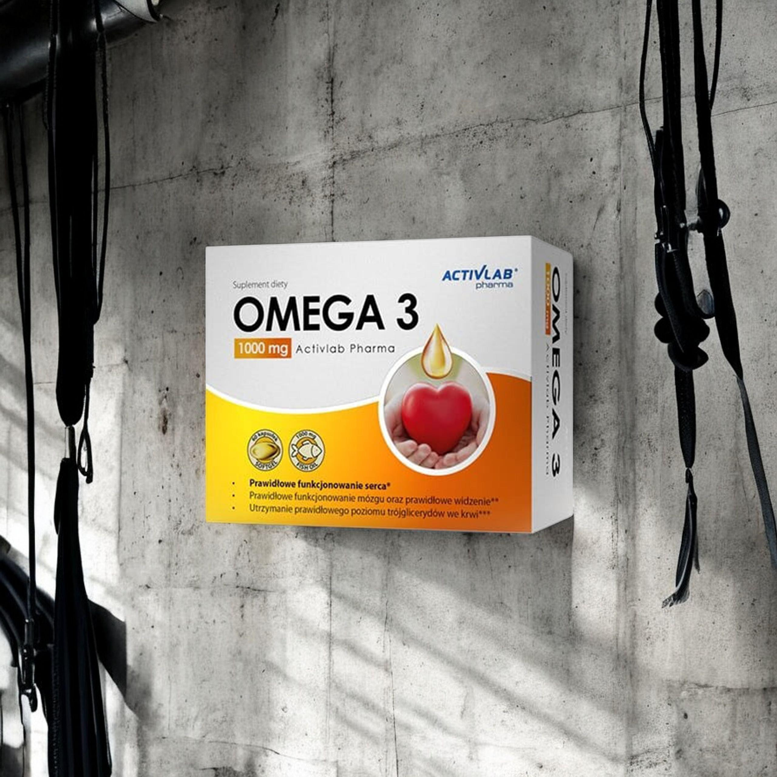 ACTIVLAB PHARMA Omega 3 1000mg - 2x 60caps.