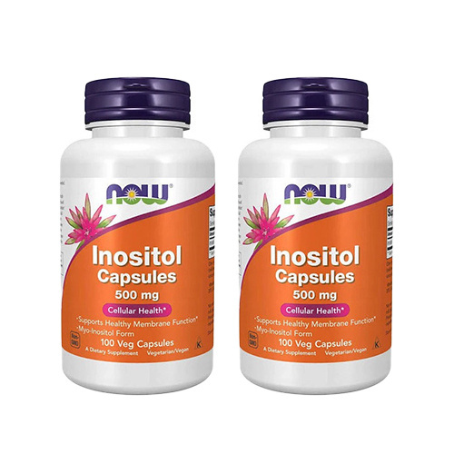 NOW Inositol 500mg - 2x 100vcaps.