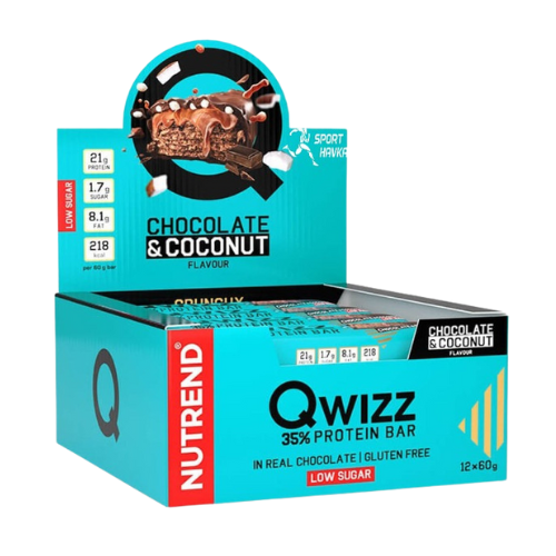 NUTREND - Baton QWIZZ Protein Bar - 24x 2x 60g