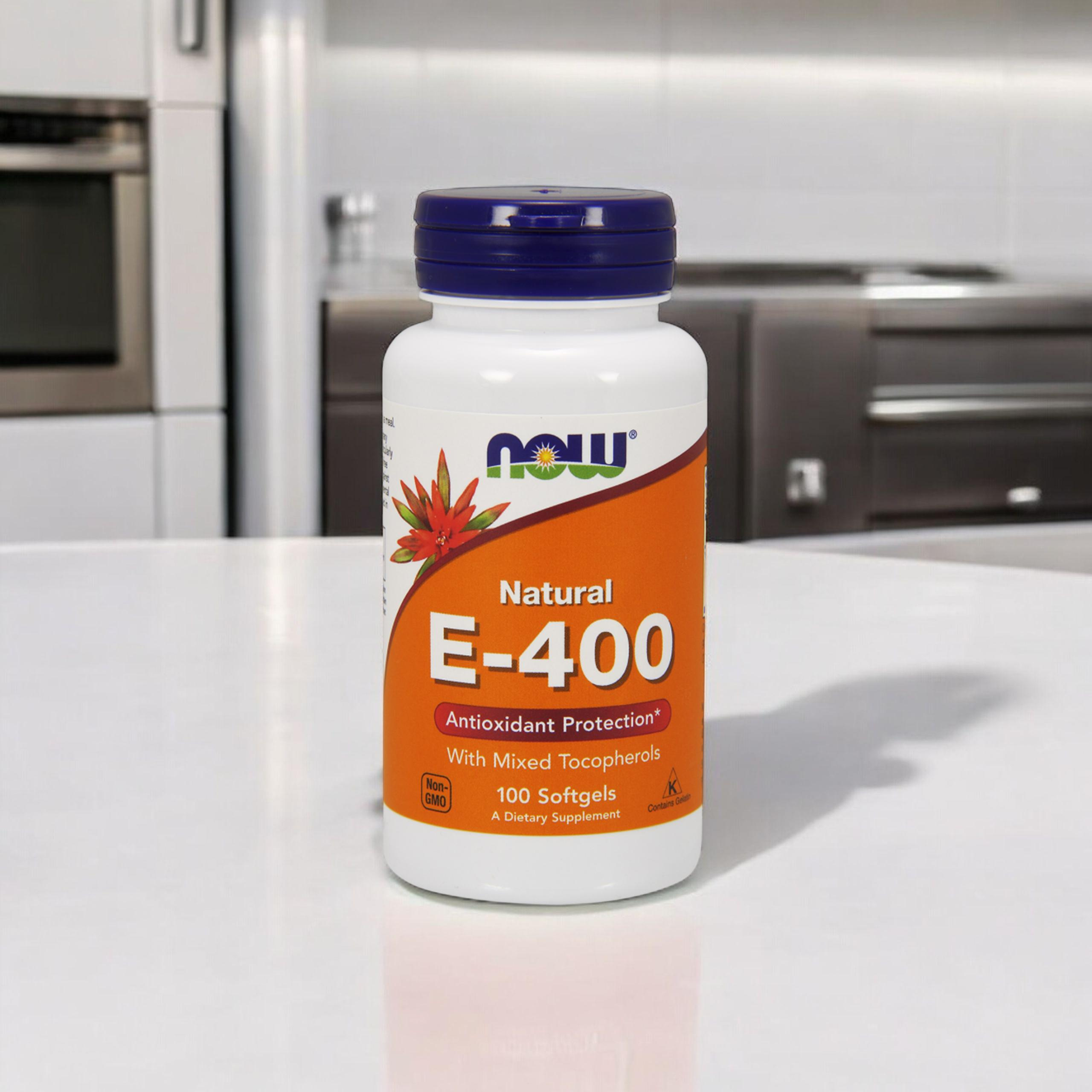 NOW Vitamin E-400 MT - 2x 100softgels