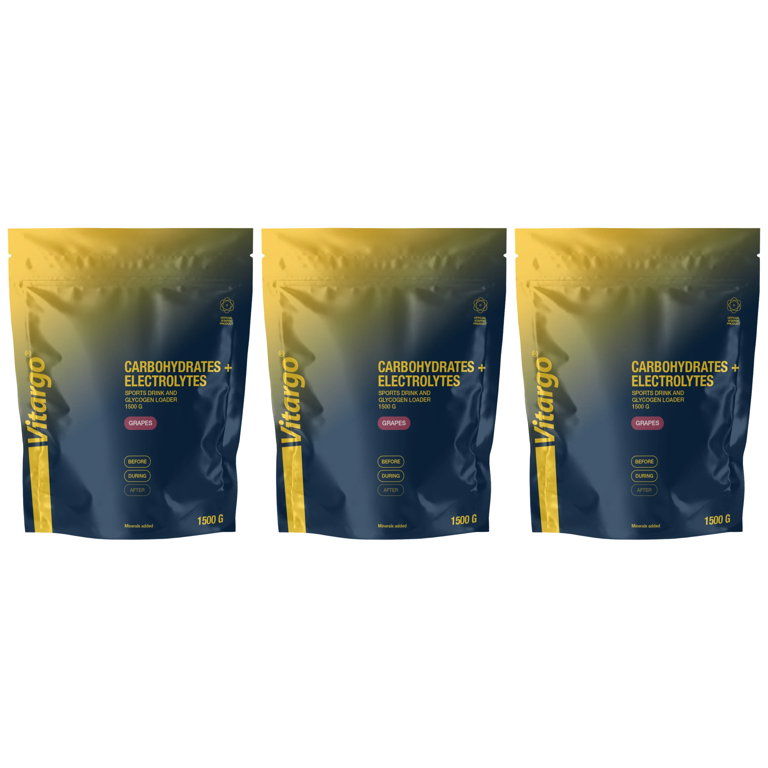 VITARGO - Carbohydrates+Electrolyte - 3x 1500g