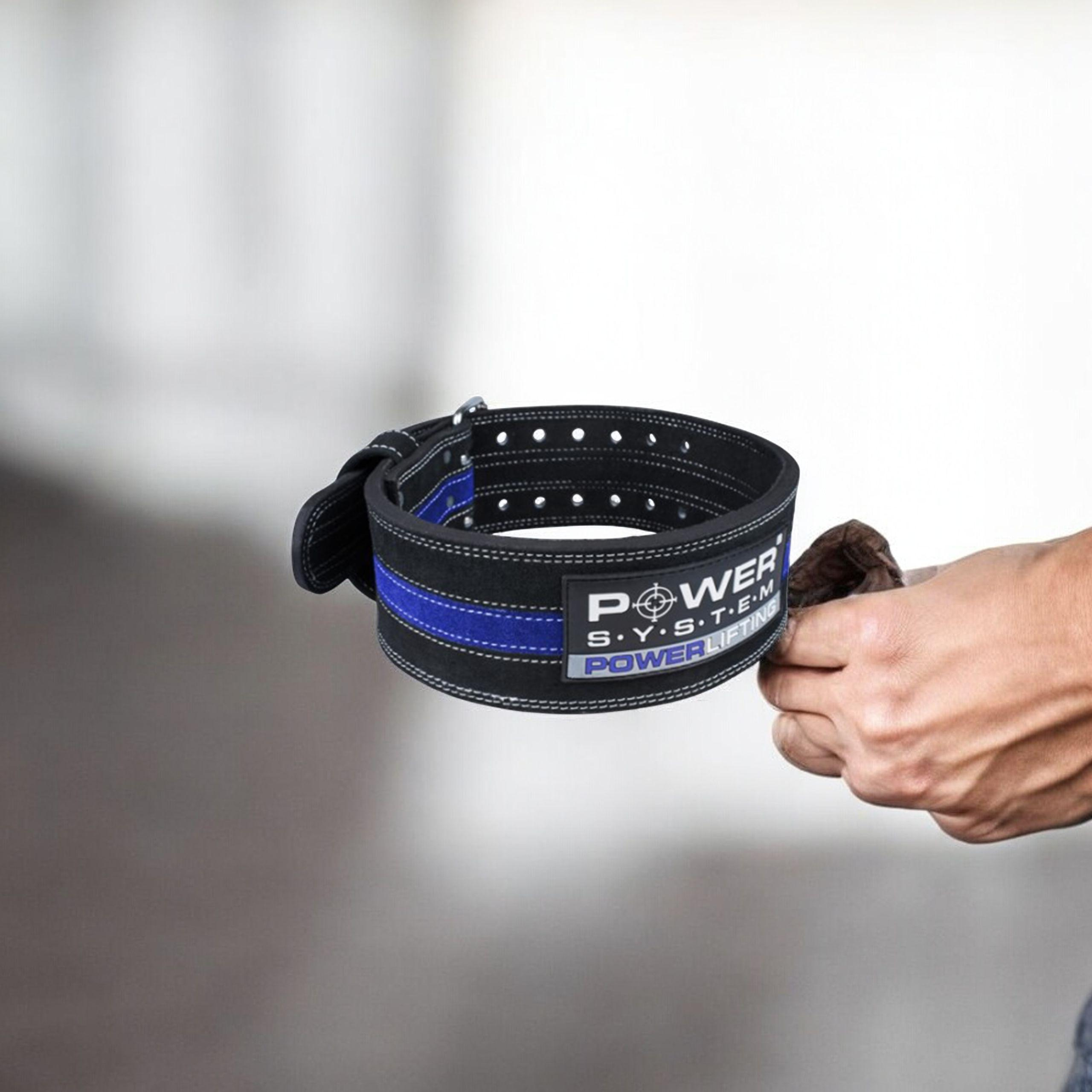 POWER SYSTEM Pas Skórzany - Powerlifting