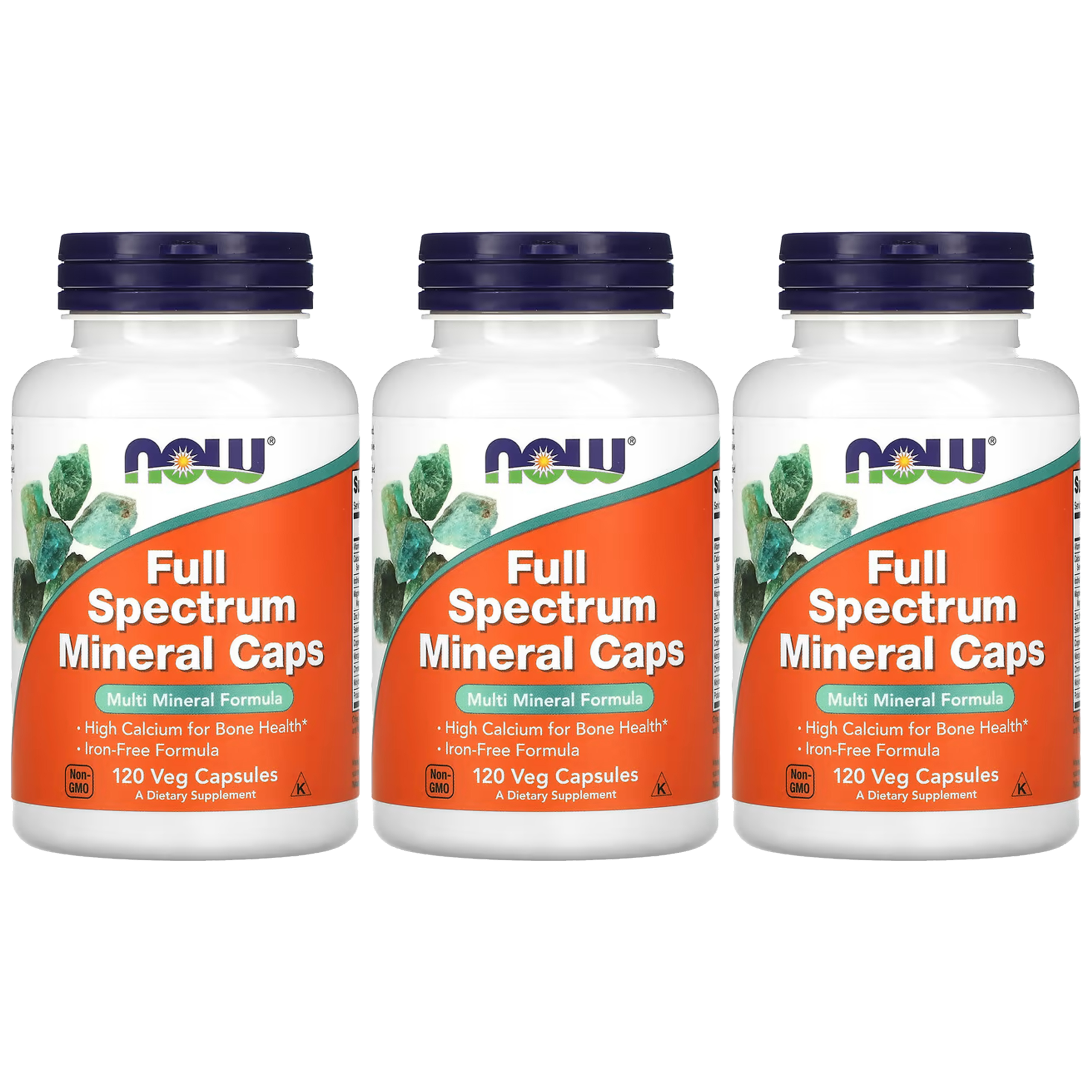 NOW Full Spectrum Mineral caps - 3x 120vcaps
