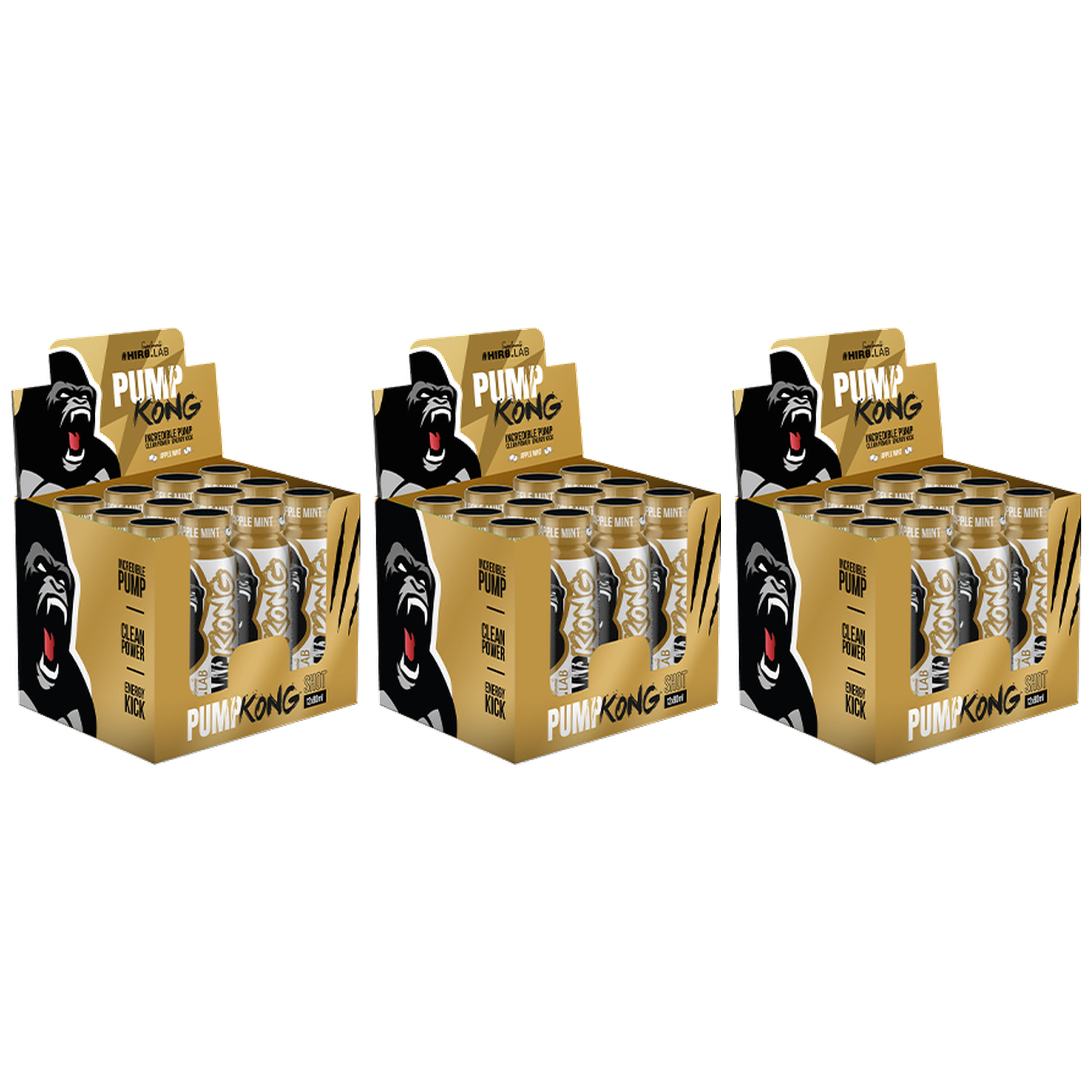 HIRO.LAB - Pump Kong Shot - 12x 3x 80ml 