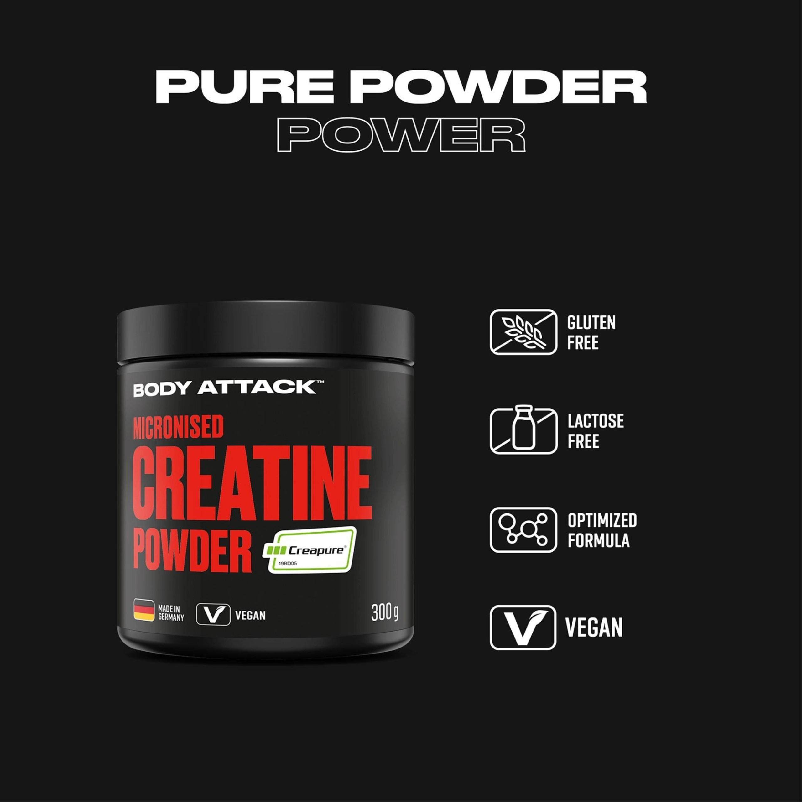 BODY ATTACK - Micronised Creatine Creapure - 300g - Natural pol_pl_BODY-ATTACK-Micronised-Creatine-Creapure-300g-Natural-44817_3