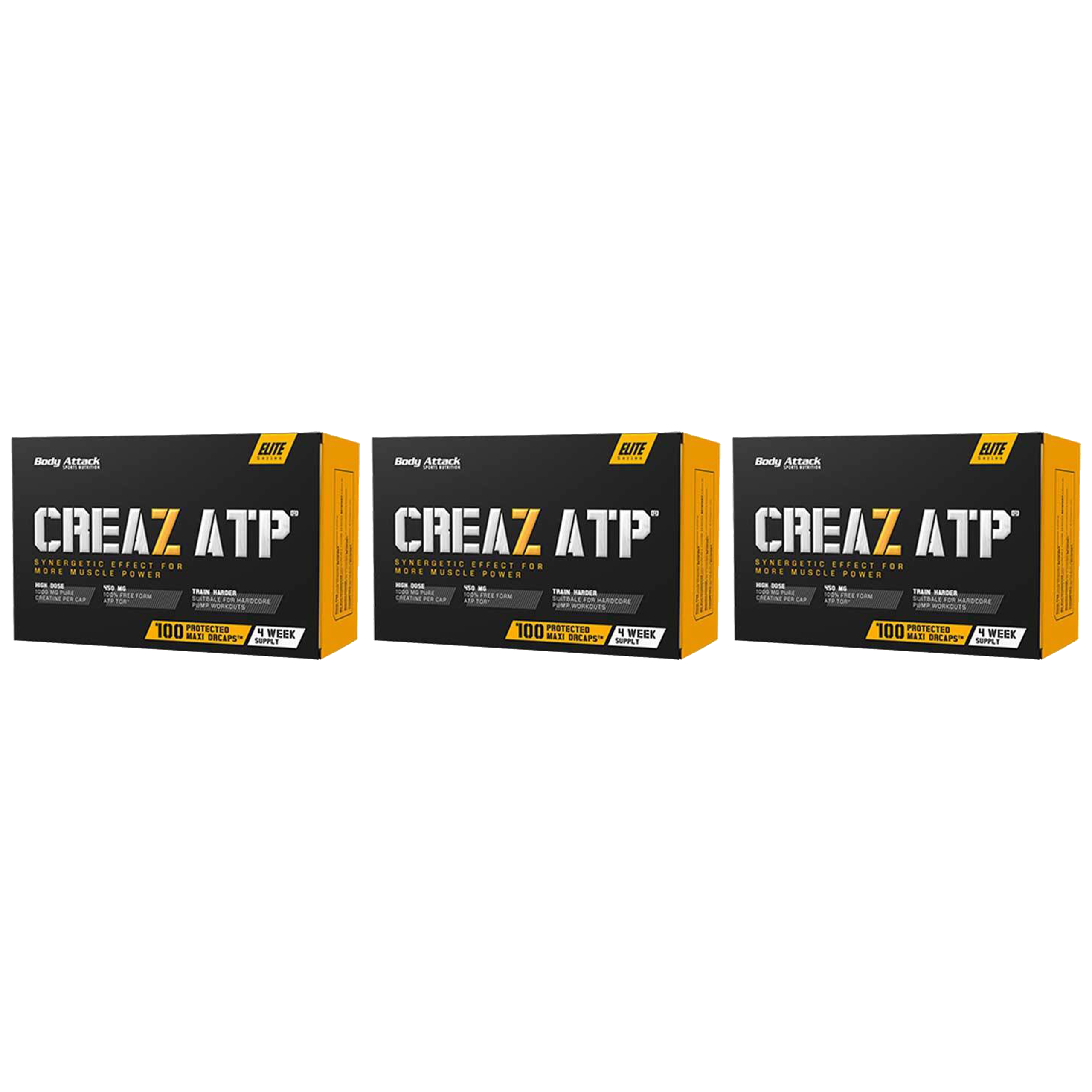 BODY ATTACK CREAZ ATP - 3x 100caps