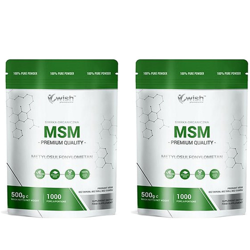 WISH Pharmaceutical MSM - 2x 500g