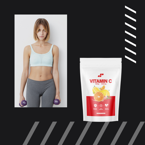 MP NUTRITION 100% Vitamin C 1000mg - 1000g - Witamina C - WYPRZEDAŻ - 07-11