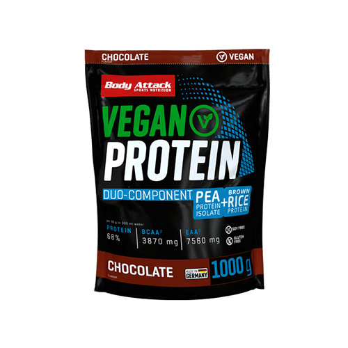 BODY ATTACK Vegan Protein - 3x 1000g