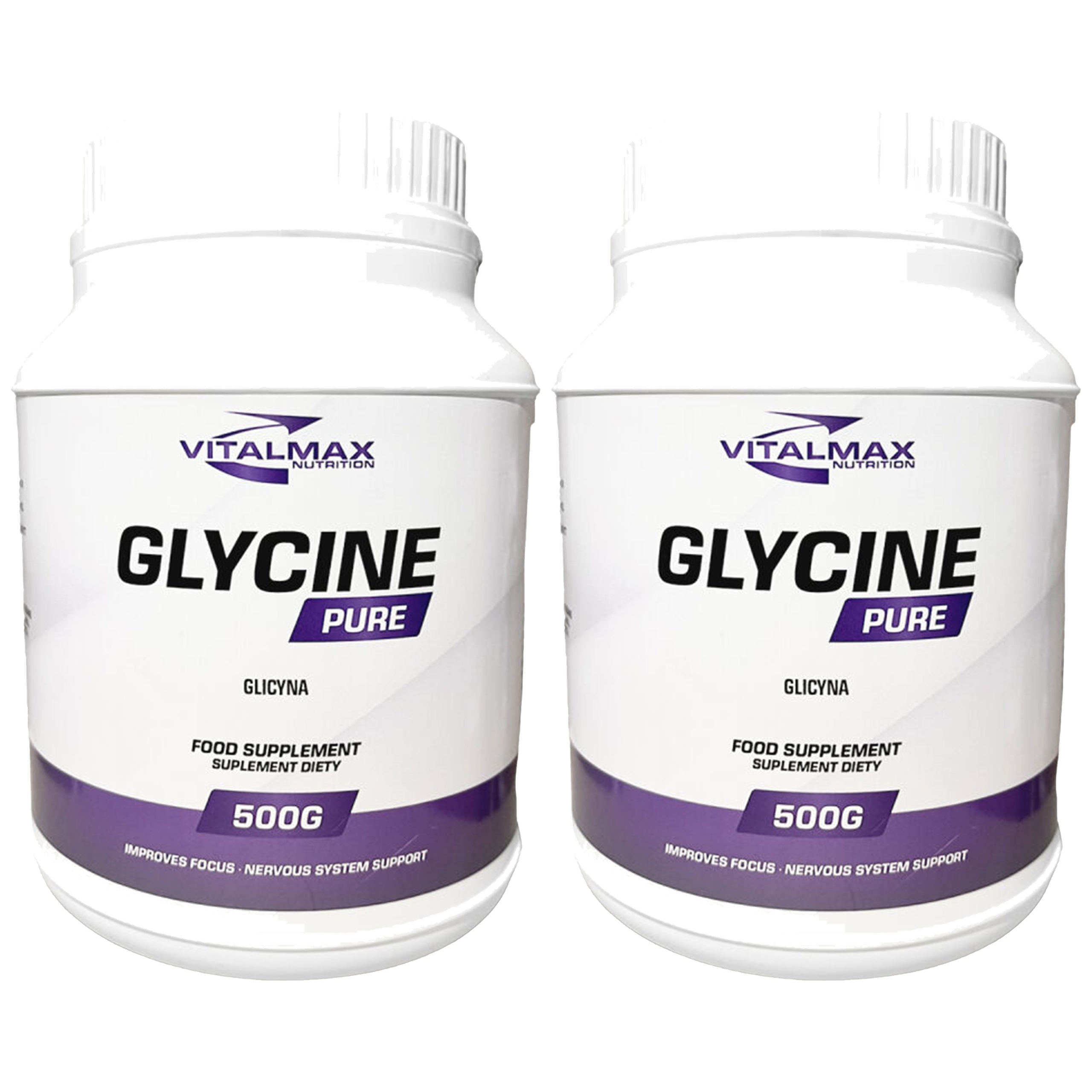 VITALMAX - Glycine - 2x 500g - Natural