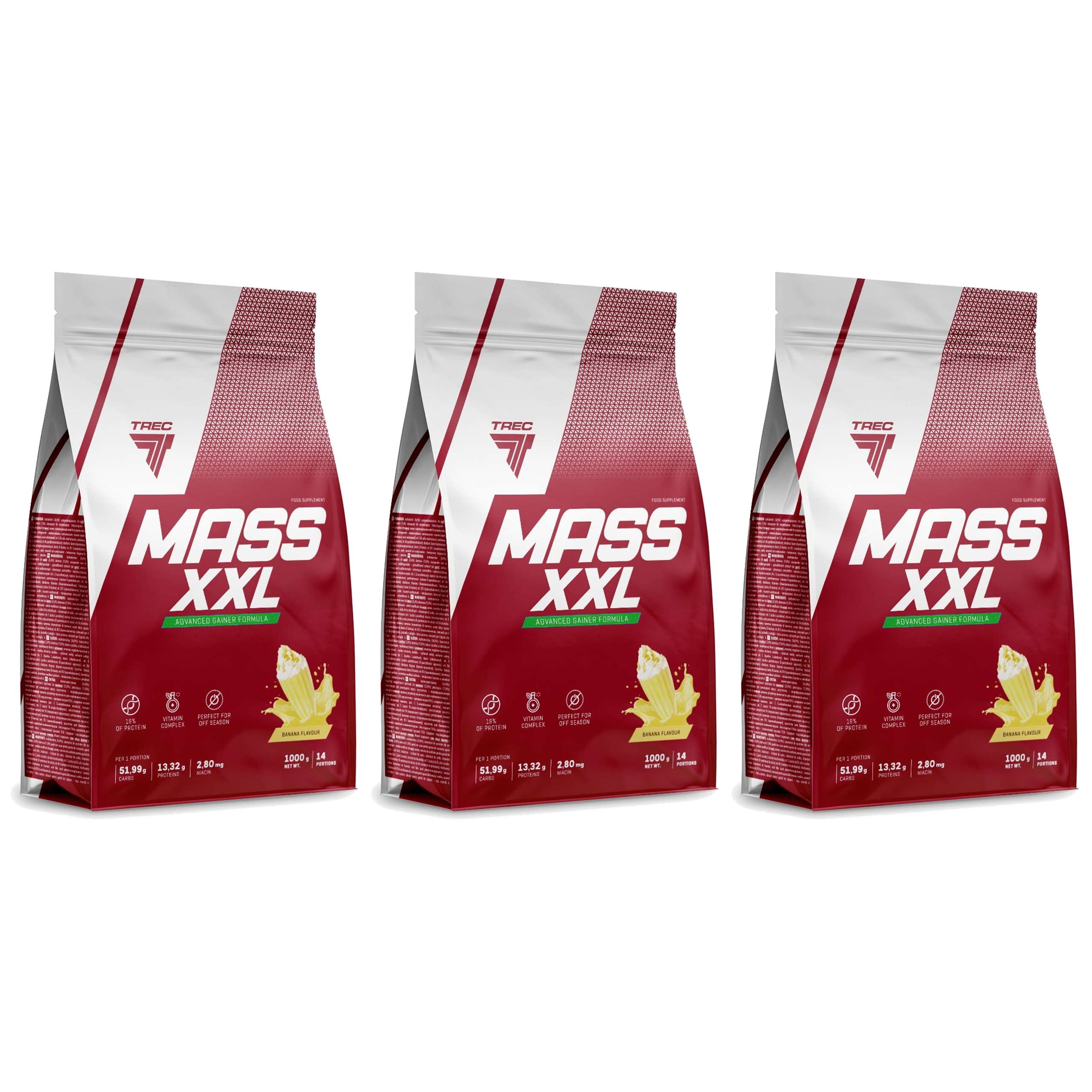 TREC Mass XXL - 3x 1000g