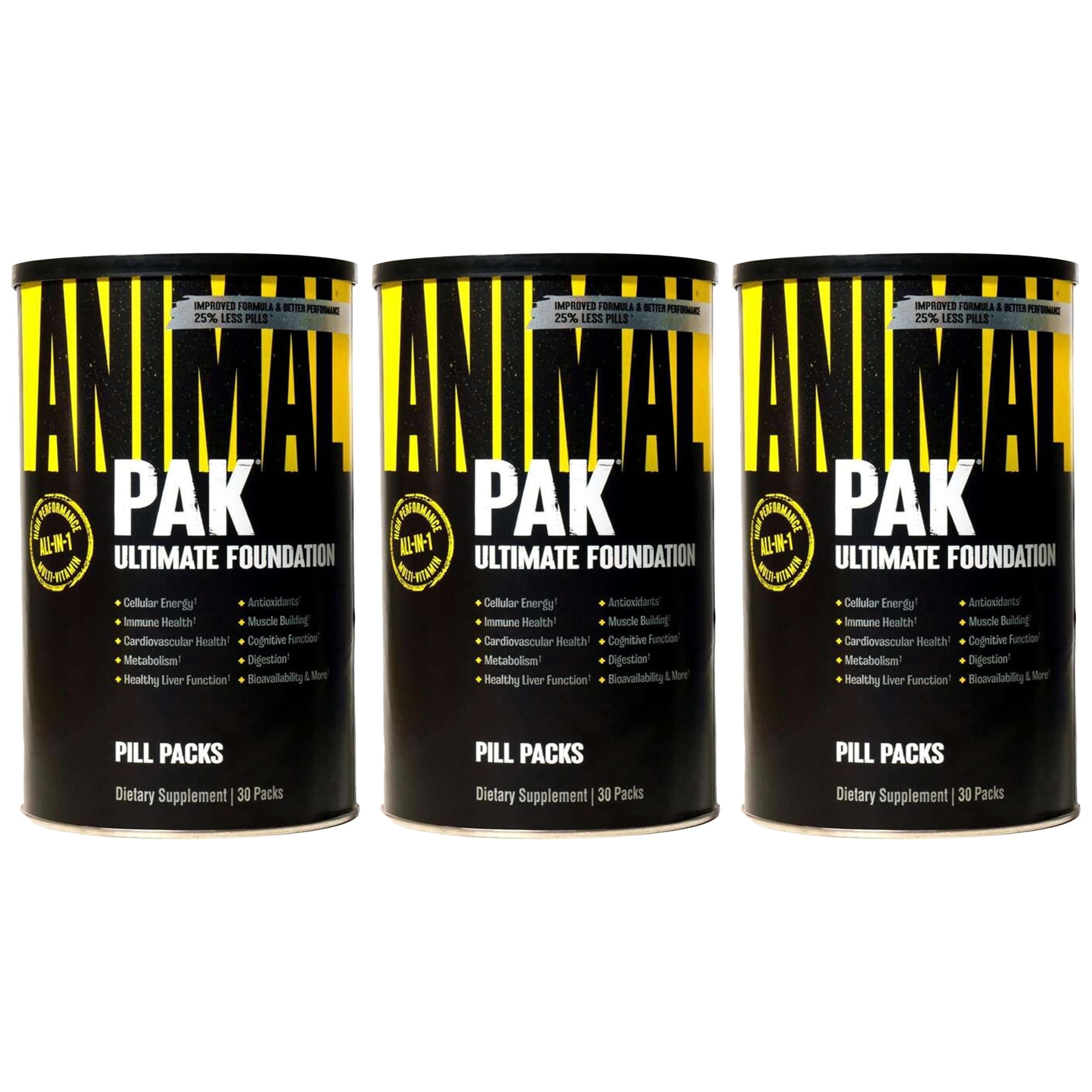 UNIVERSAL Animal Pak - 3x 30pack