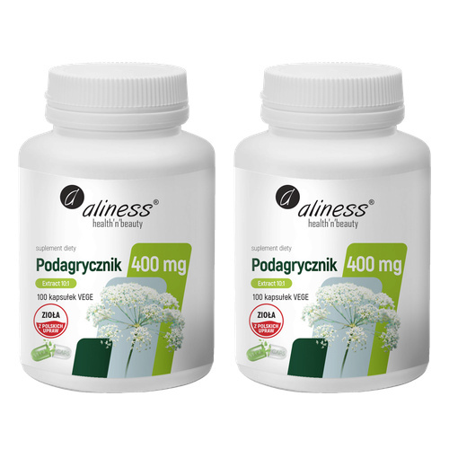 ALINESS - Podagrycznik Ekstrakt 10:1 400mg - 2x 100vcaps.