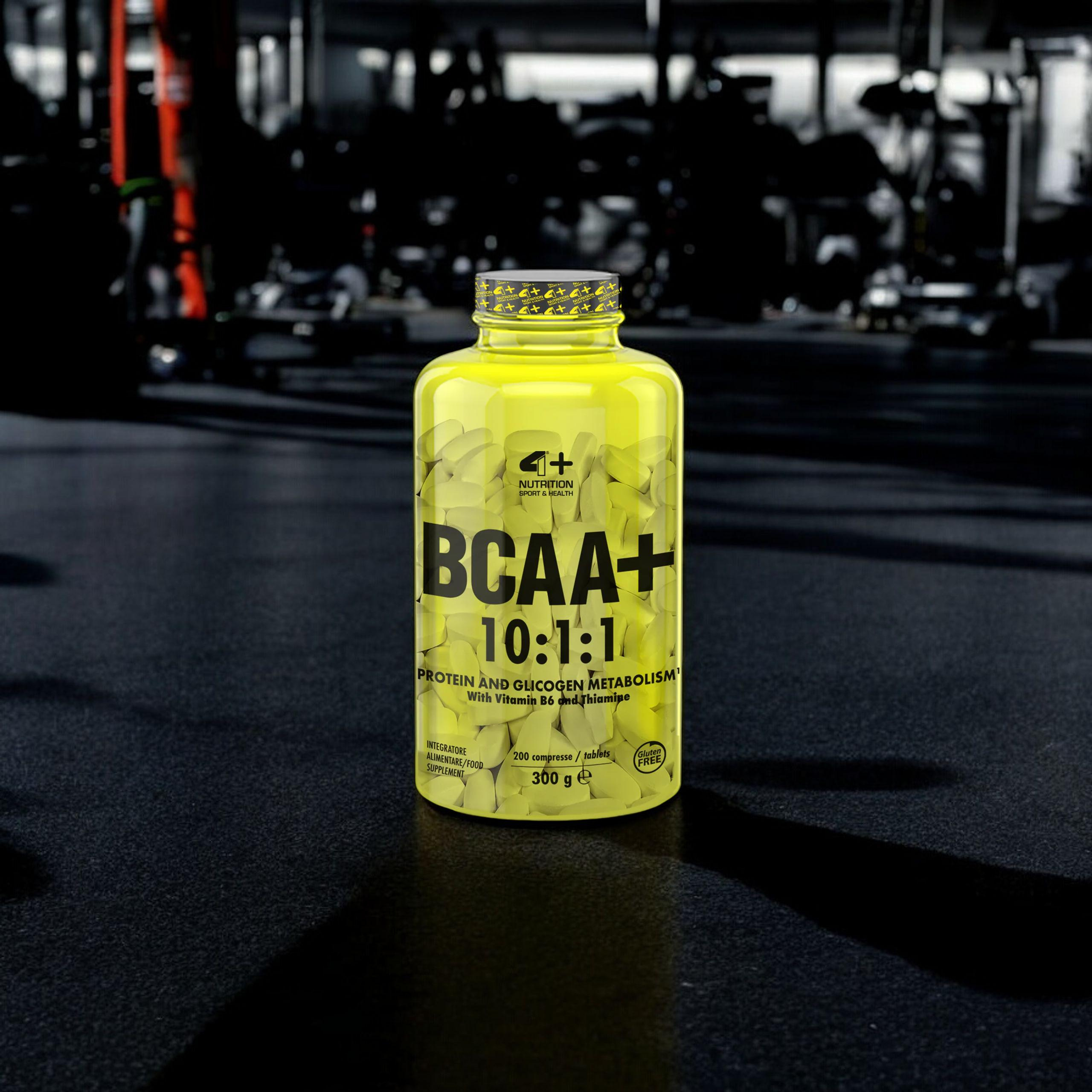 4+ NUTRITION BCAA+ 10:1:1 - 2x 200tabs.
